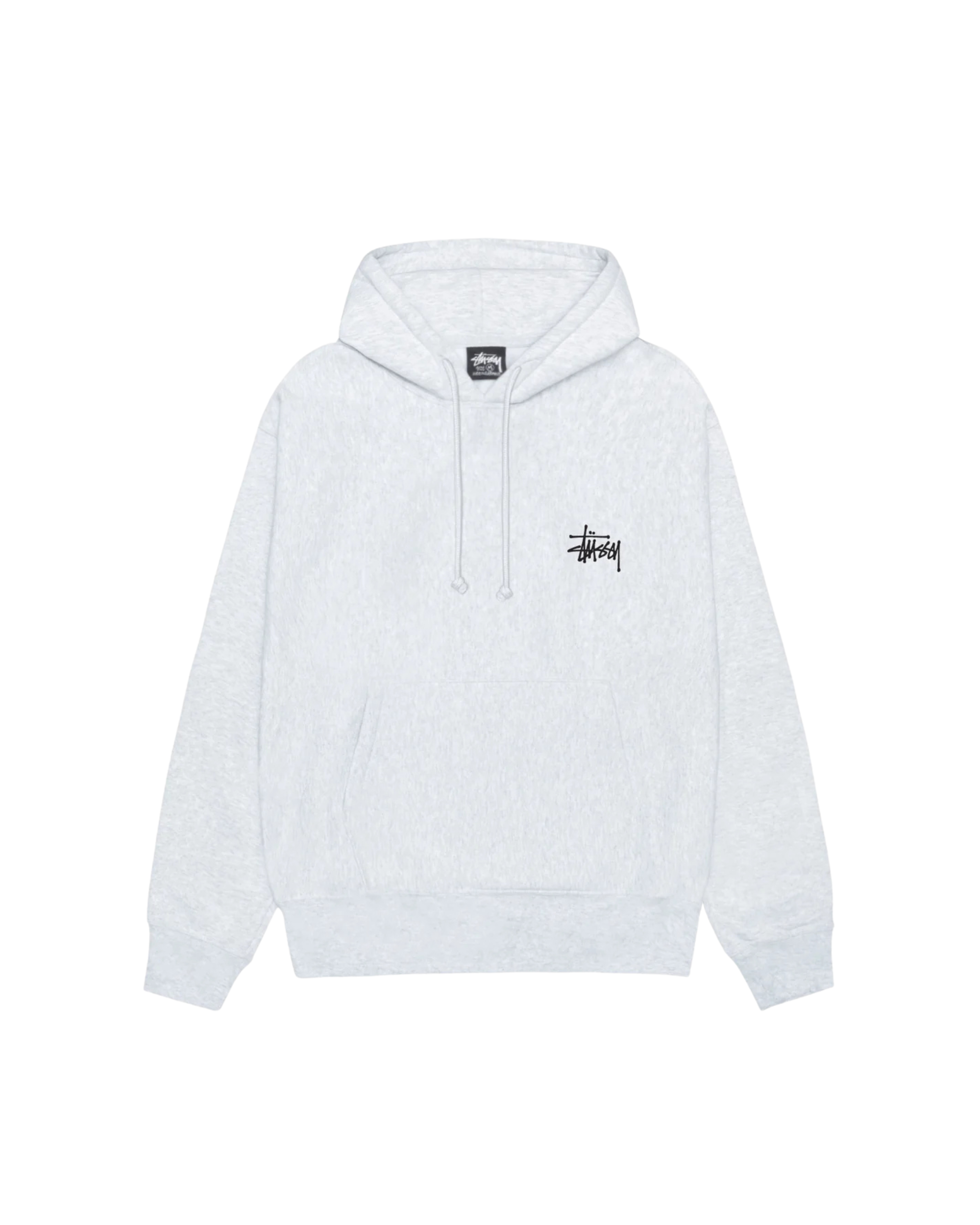 Stussy Basic Hoodie Ash Heather