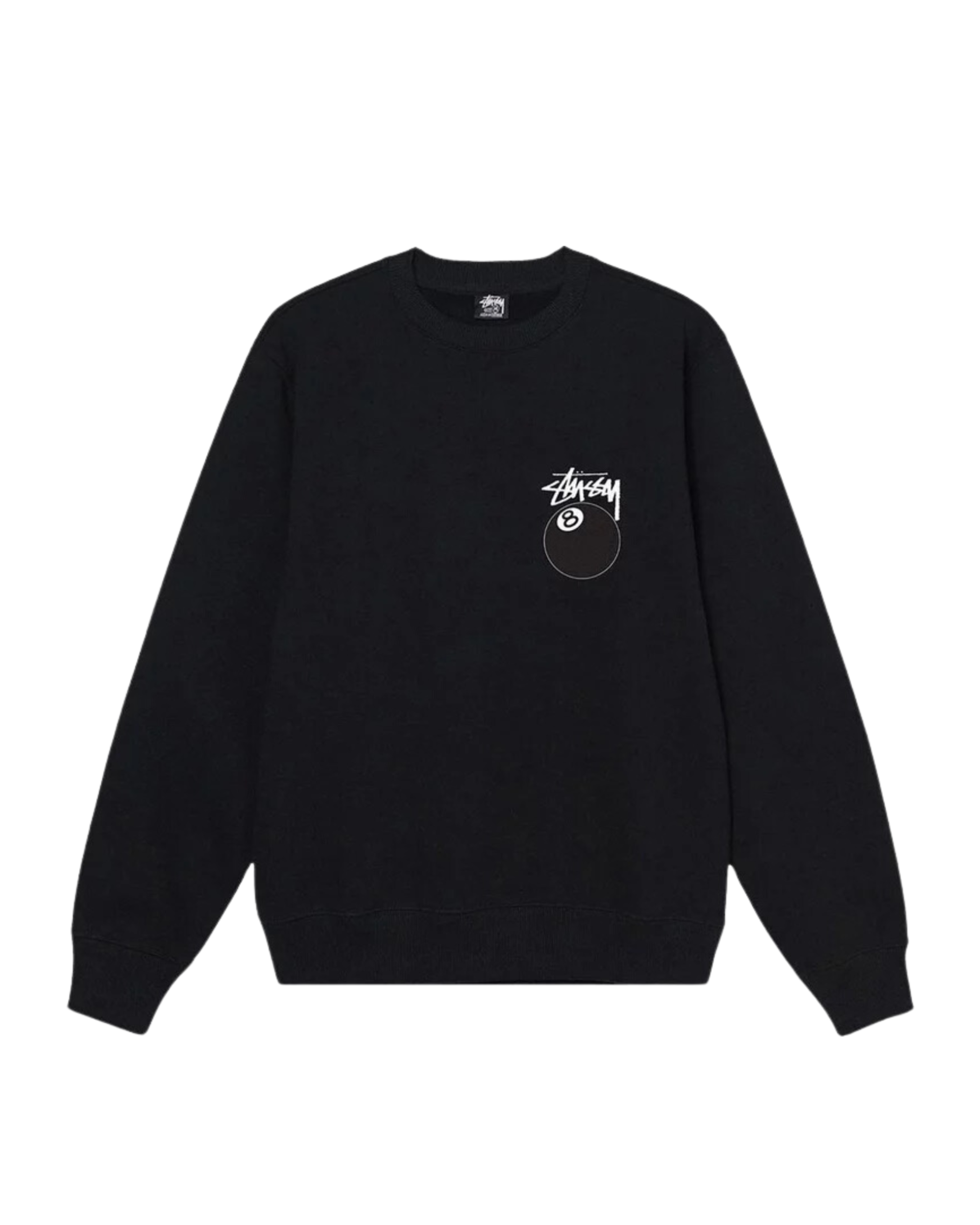 Stussy 8 Ball Crewneck Black
