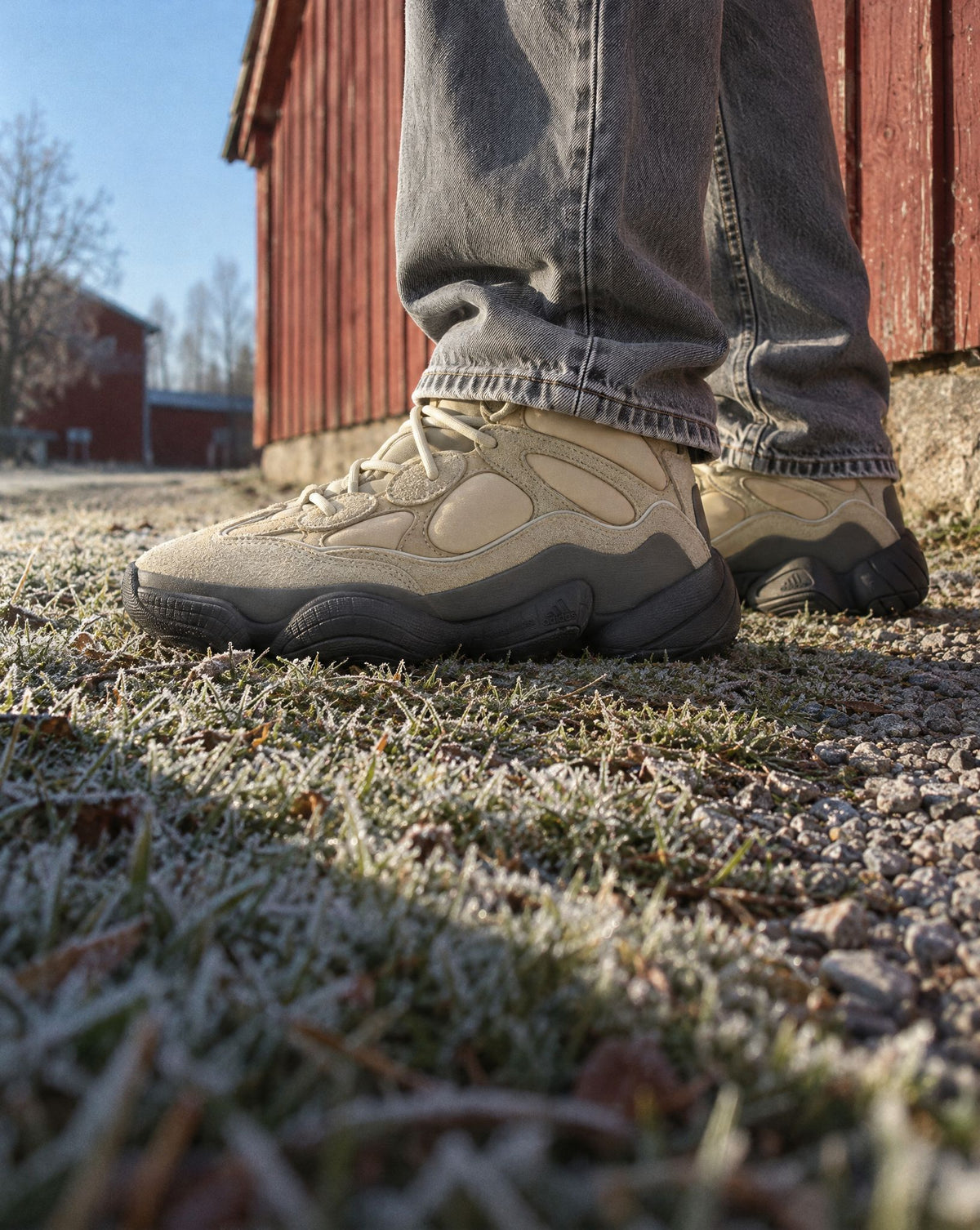 adidas Yeezy 500 High Shale Warm - on-foot