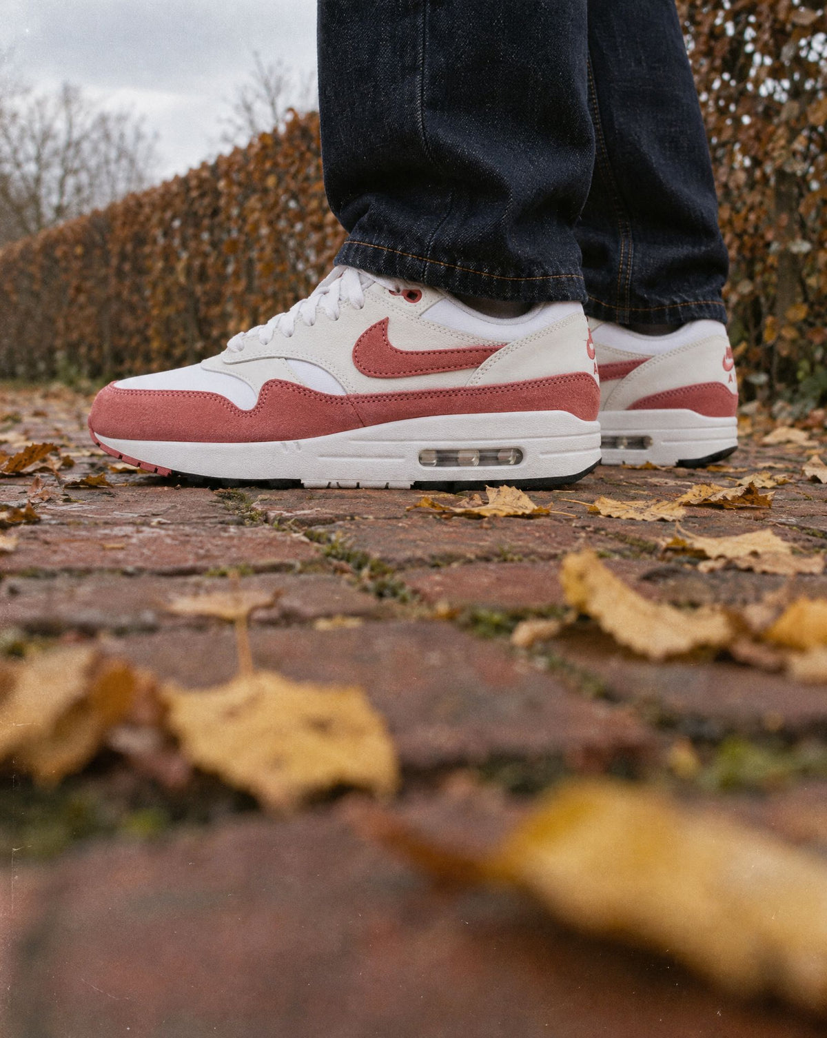 Nike Air Max 1 '87 White Canyon Pink (Women's) - on-foot