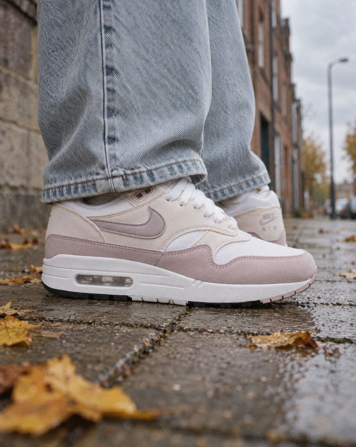 Nike Air Max 1 Platinum Violet (Women's) - on-foot