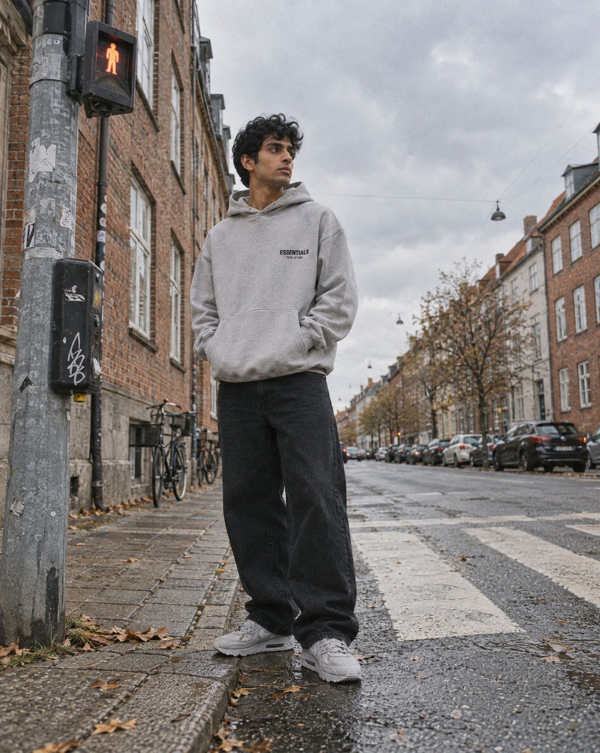 Nike Air Max 90 Recraft Wolf Grey - streetstyle i København