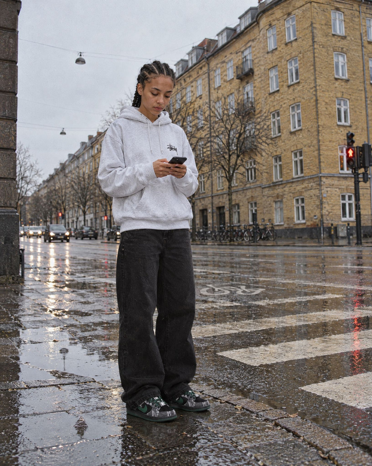 Nike SB Dunk Low There Skateboards - streetstyle i København