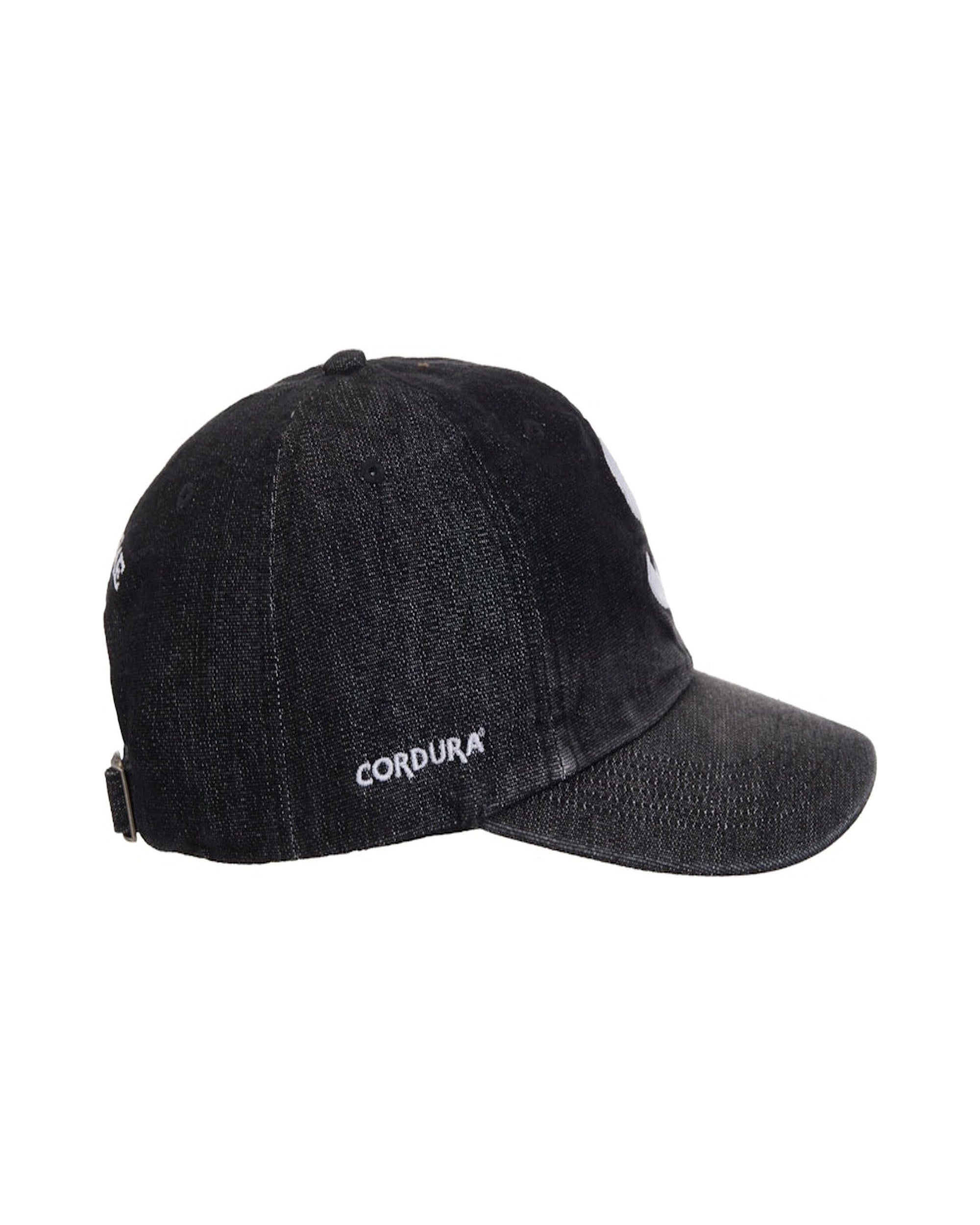 Supreme Cordura Denim S Logo 6-Panel Black