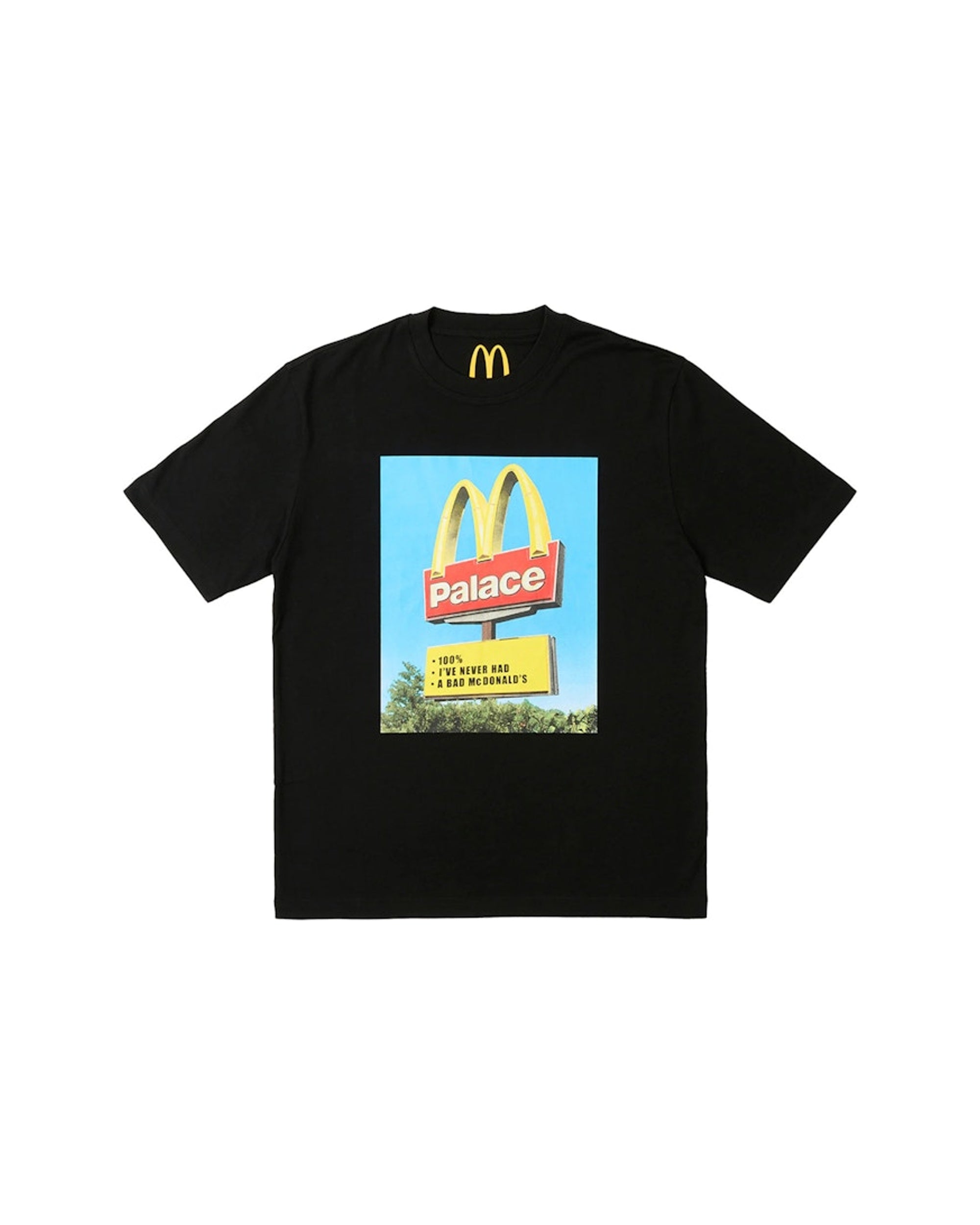 Palace x McDonald's Sign T-shirt Black