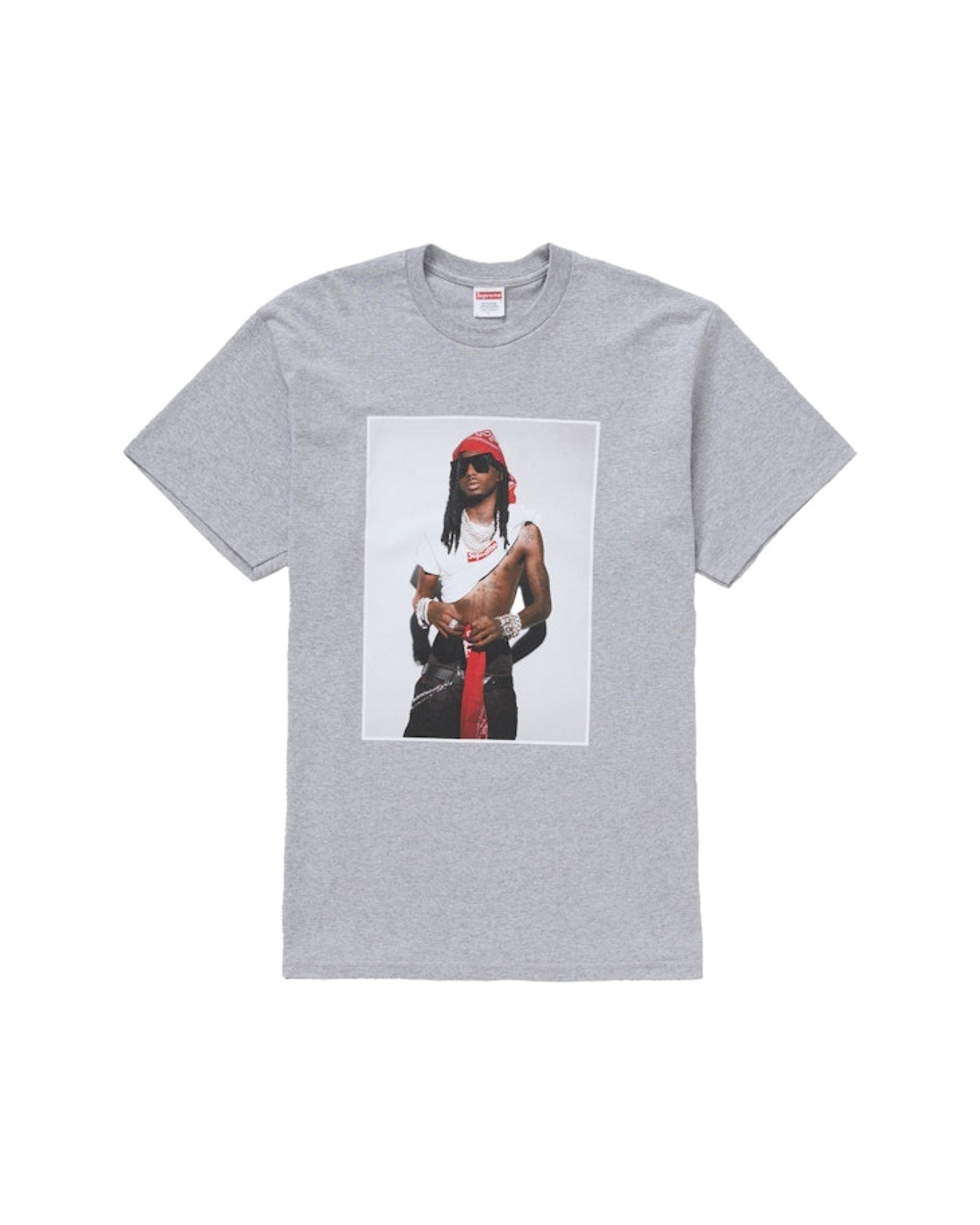 Supreme Playboi Carti Tee Heather Grey
