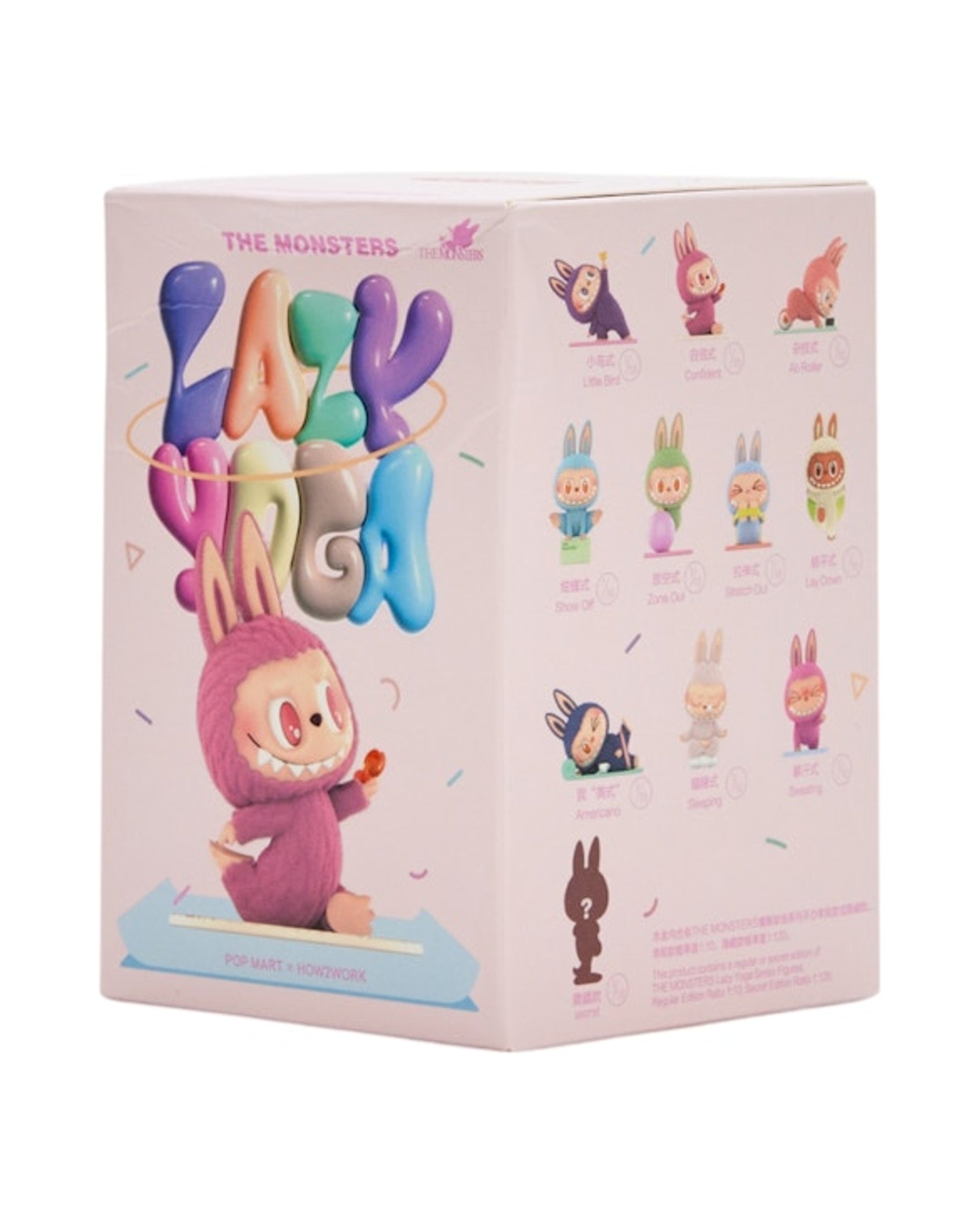 Pop Mart Labubu The Monsters Lazy Yoga Series Figures Single Blind Box
