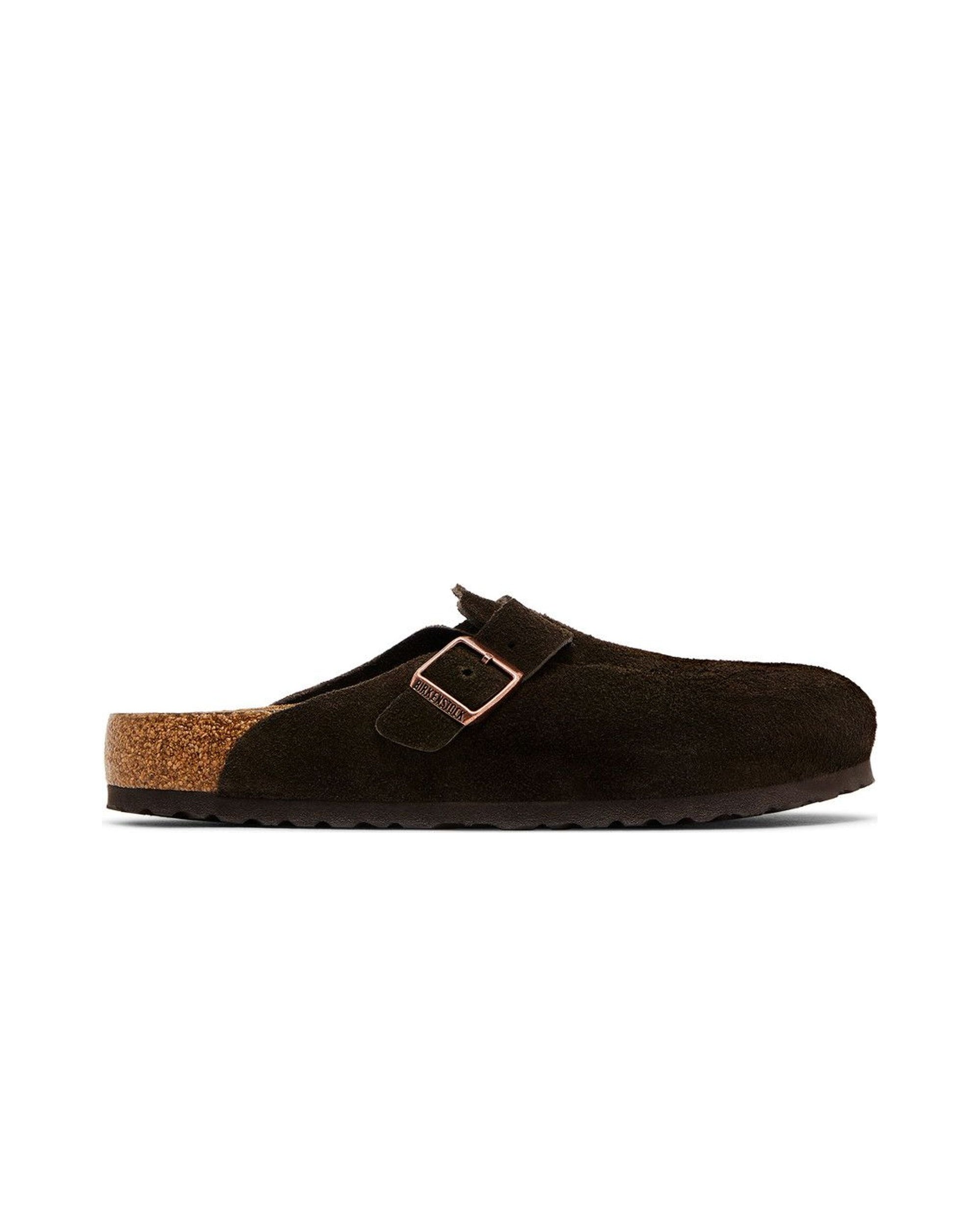 Birkenstock Boston Soft Footbed Suede Mocha