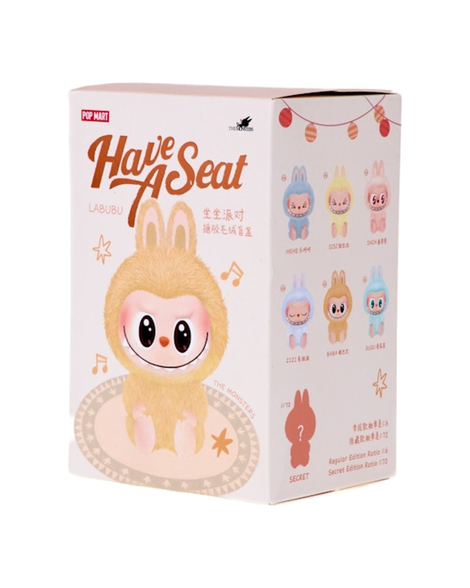 Pop Mart Labubu The Monsters Have a Seat Vinyl Plush Single Blind Box
