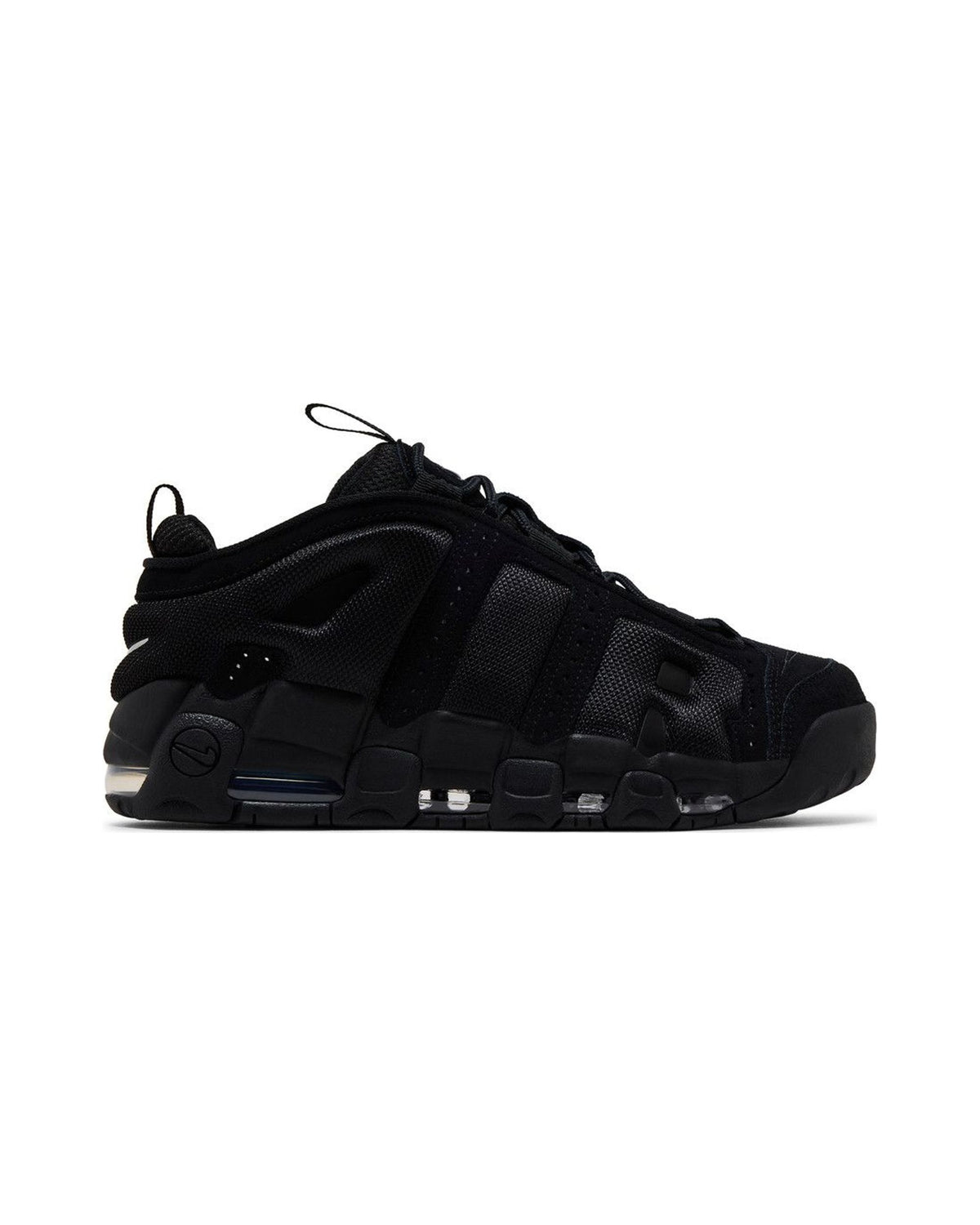 Nike Air More Uptempo Low Triple Black