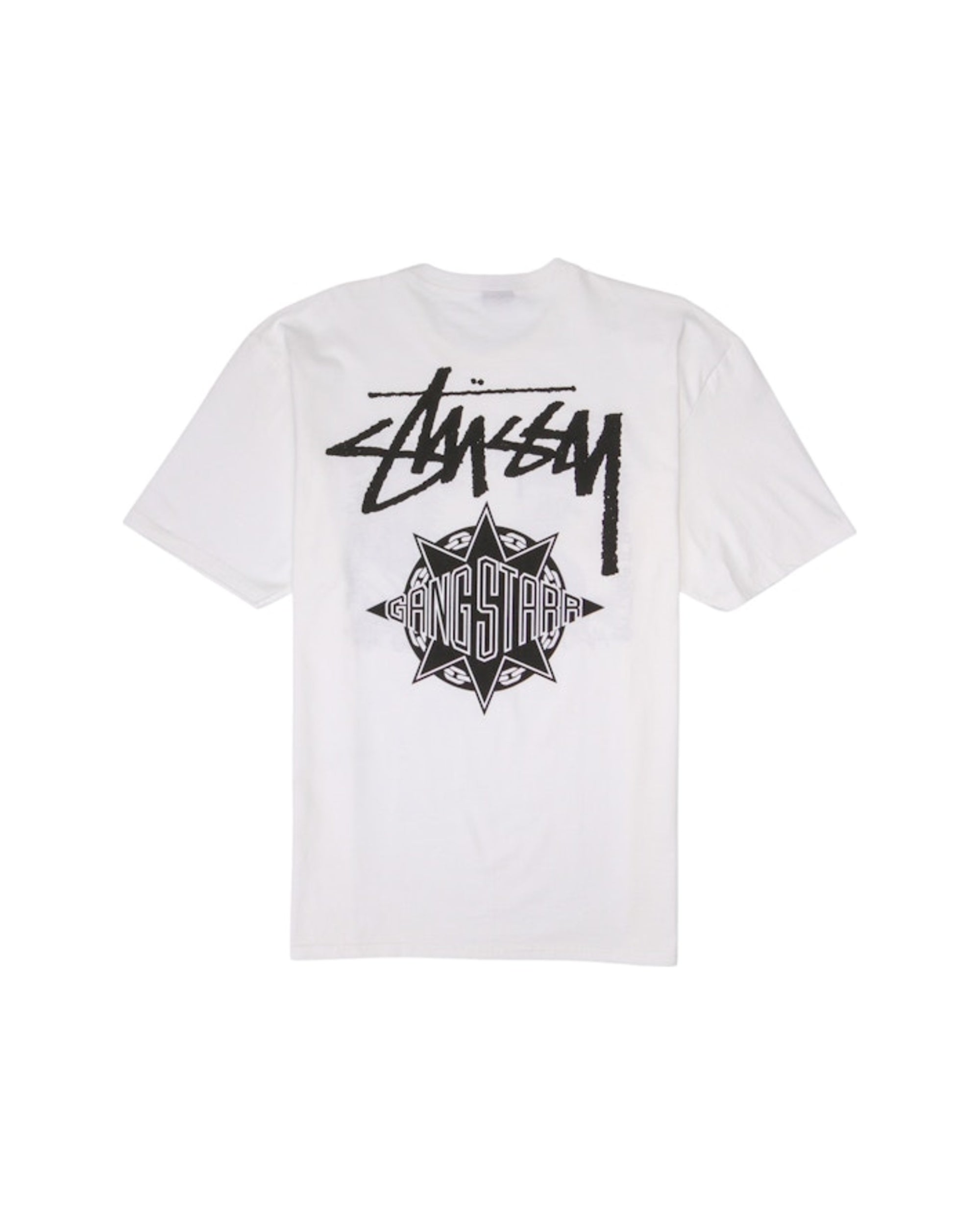 Stussy Gang Starr Take It Personal Tee White