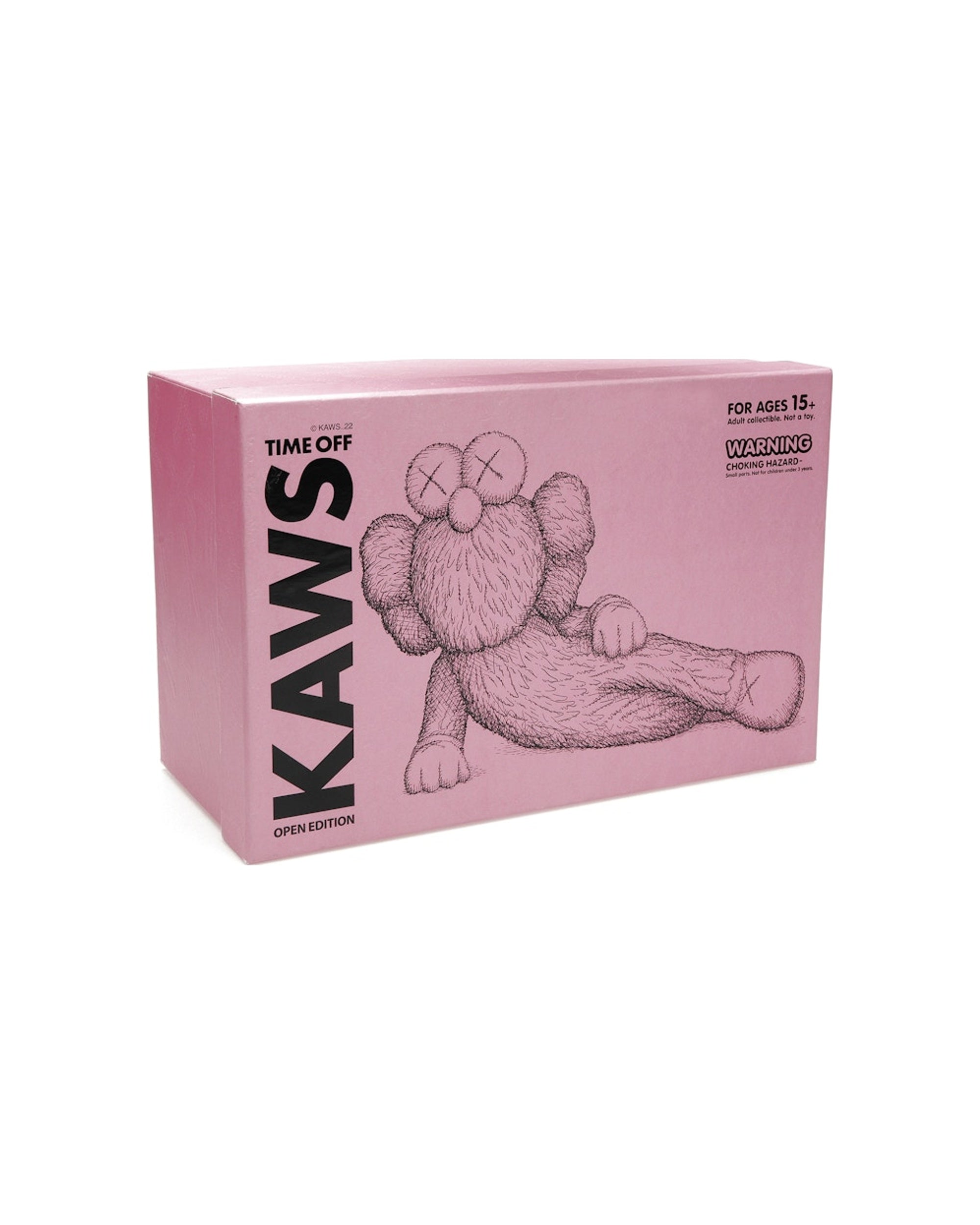 KAWS TIME OFF Vinyl Figure Pink