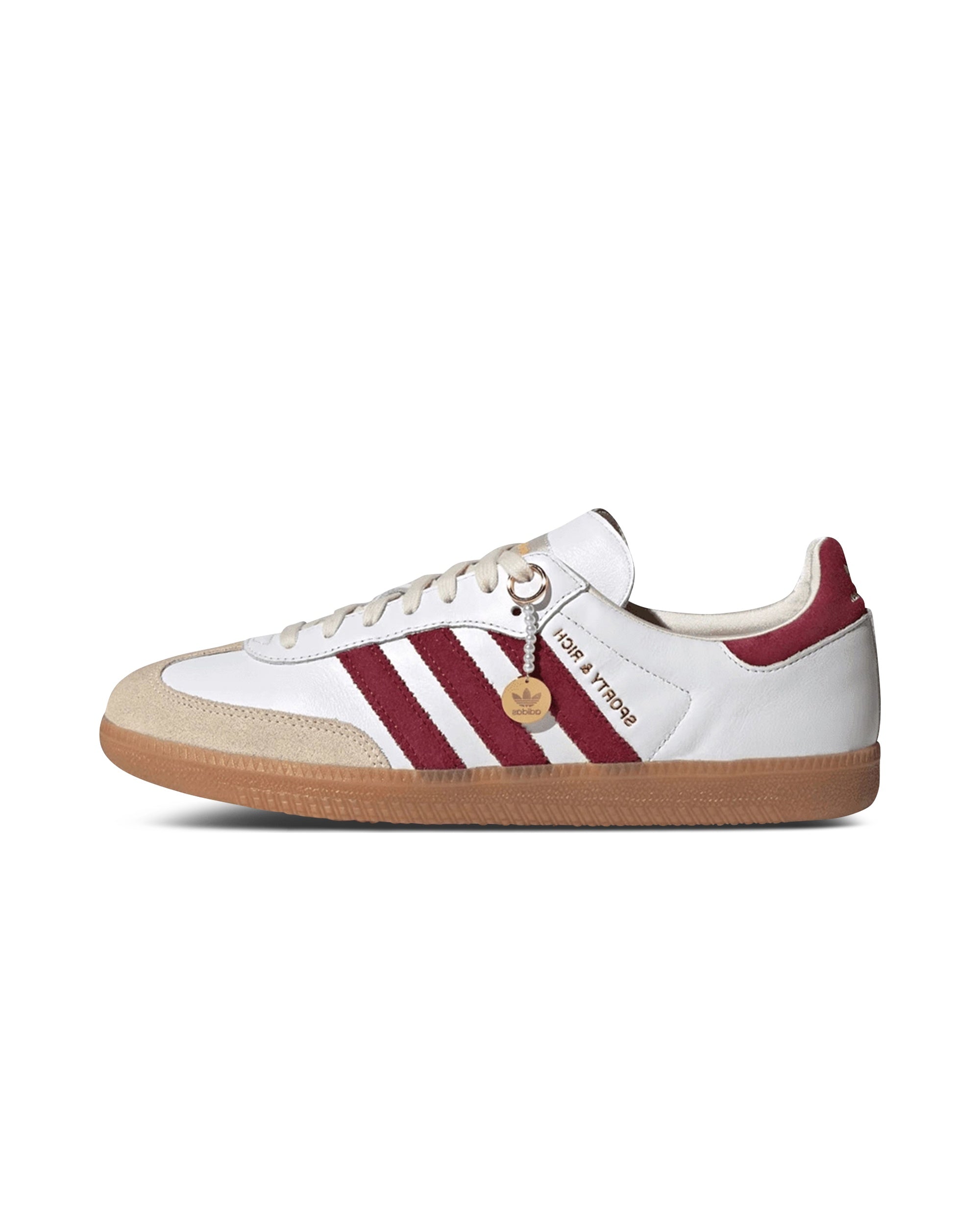 adidas Samba Sporty & Rich White Collegiate Burgundy