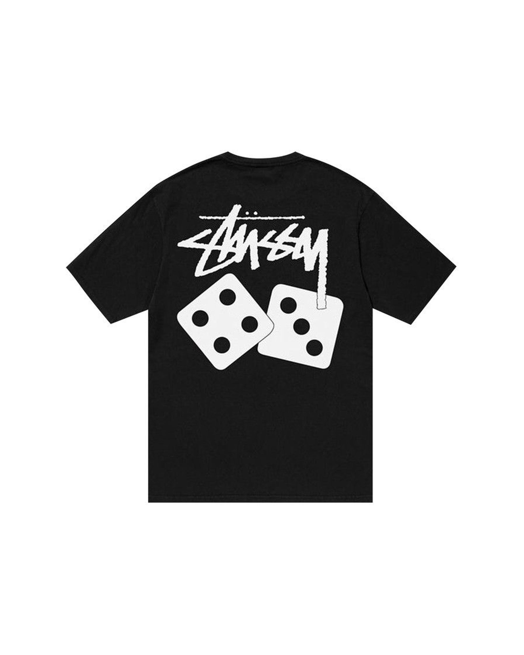 Stussy Dice Pigment Dyed Tee Black