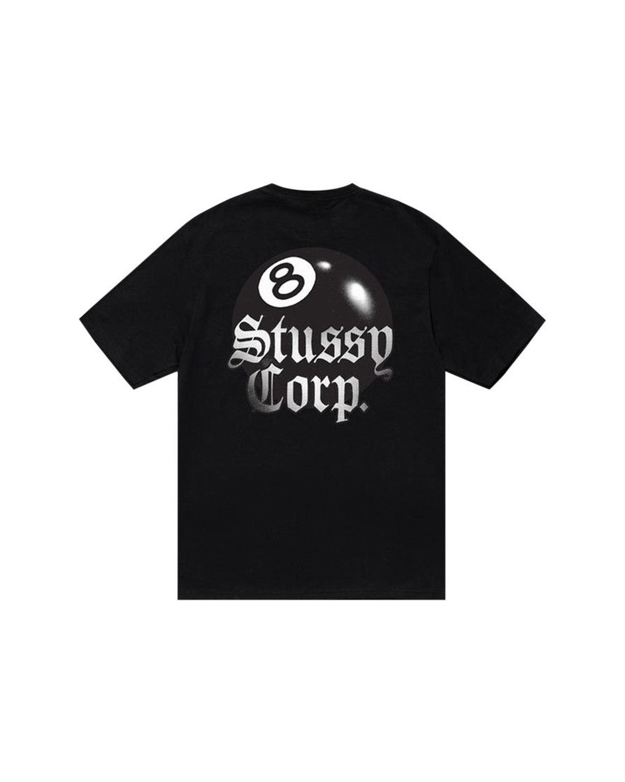 Stussy 8 Ball Corp. Tee Black