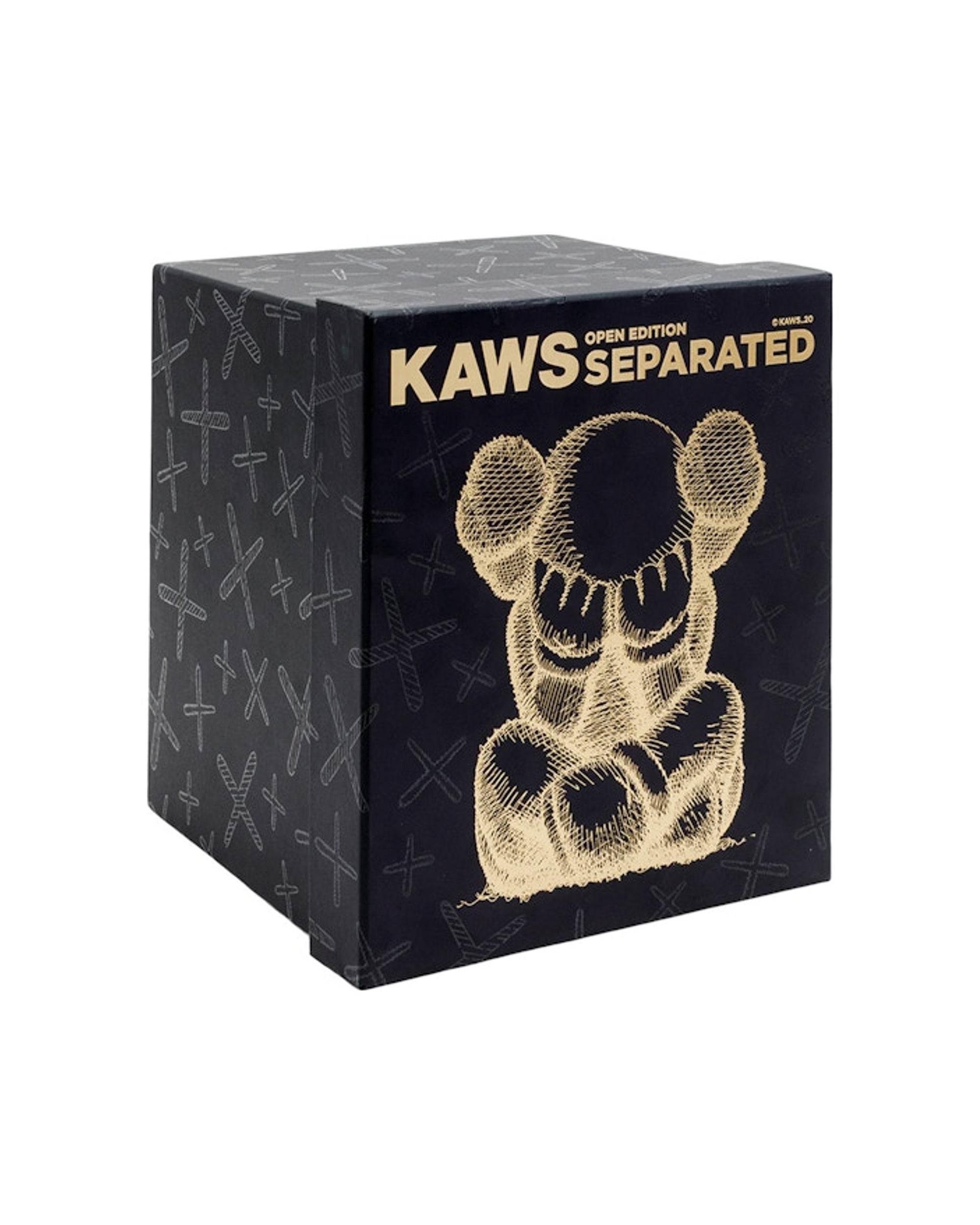KAWS Separated Vinyl Figure Black