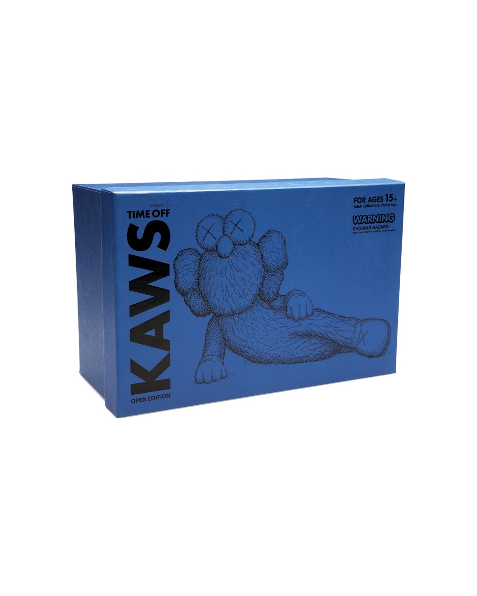 KAWS TIME OFF Vinyl Figure Blue