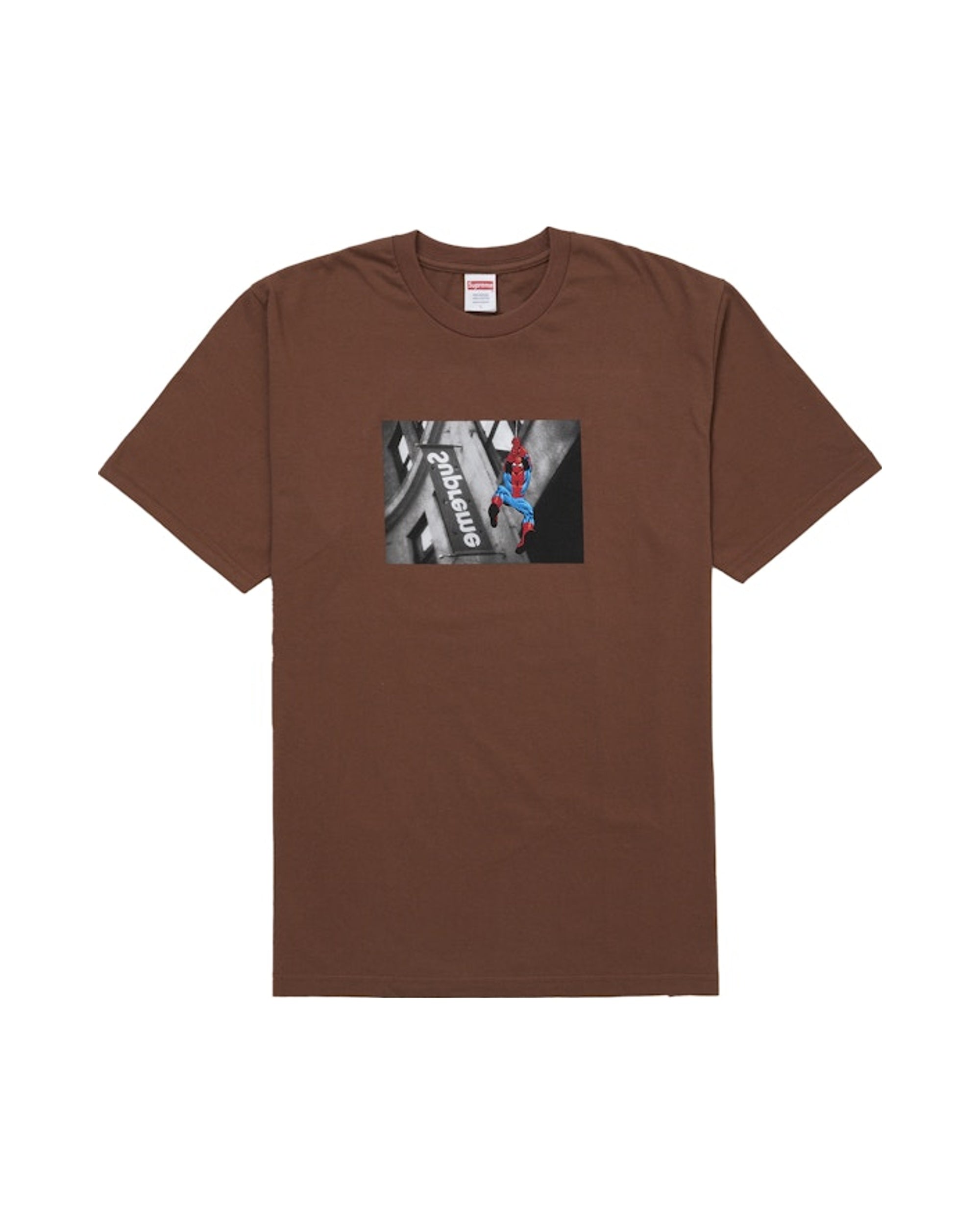 Supreme Spider-Man Tee Brown