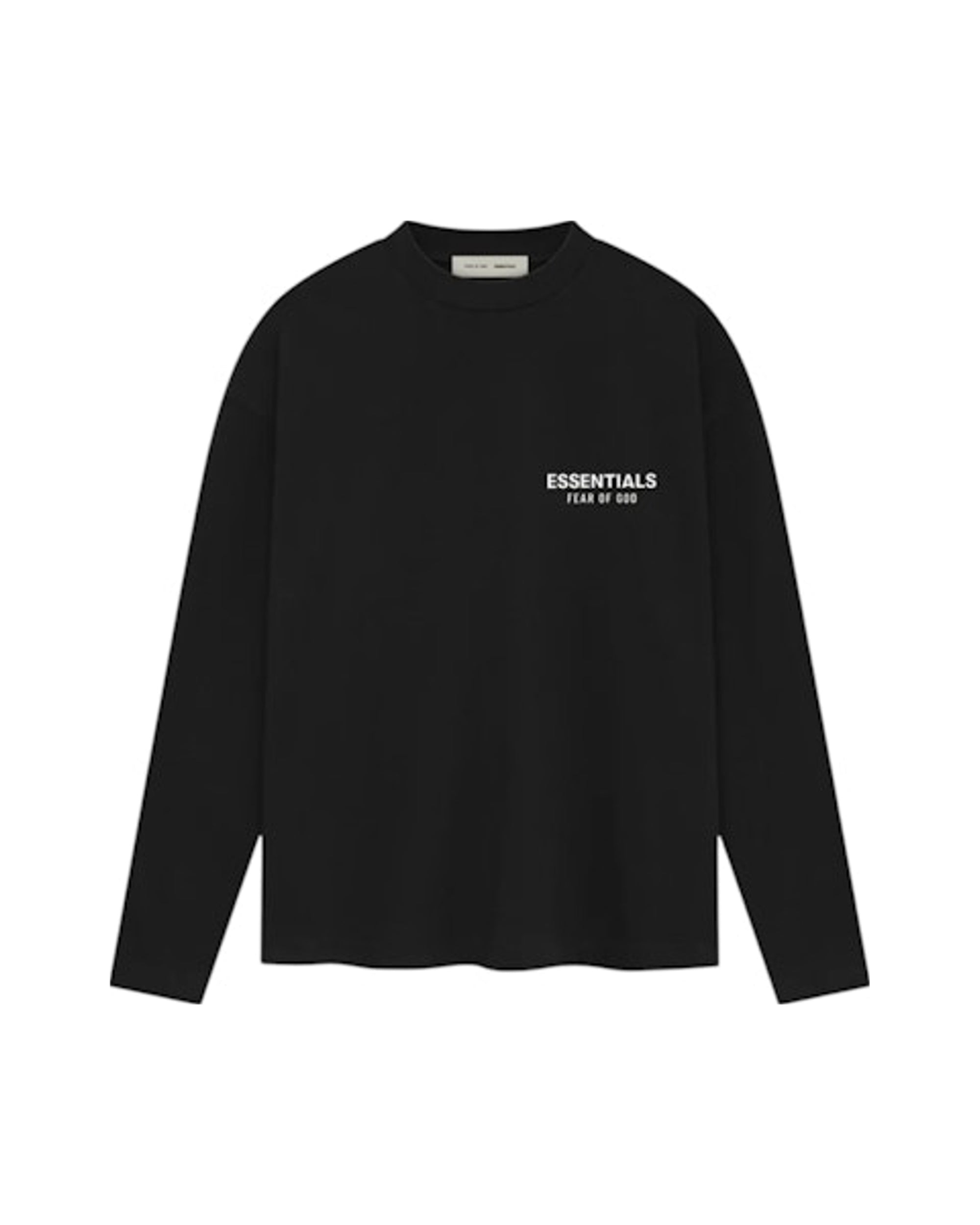 Fear of God Essentials Classic Fit L/S T-shirt Jet Black