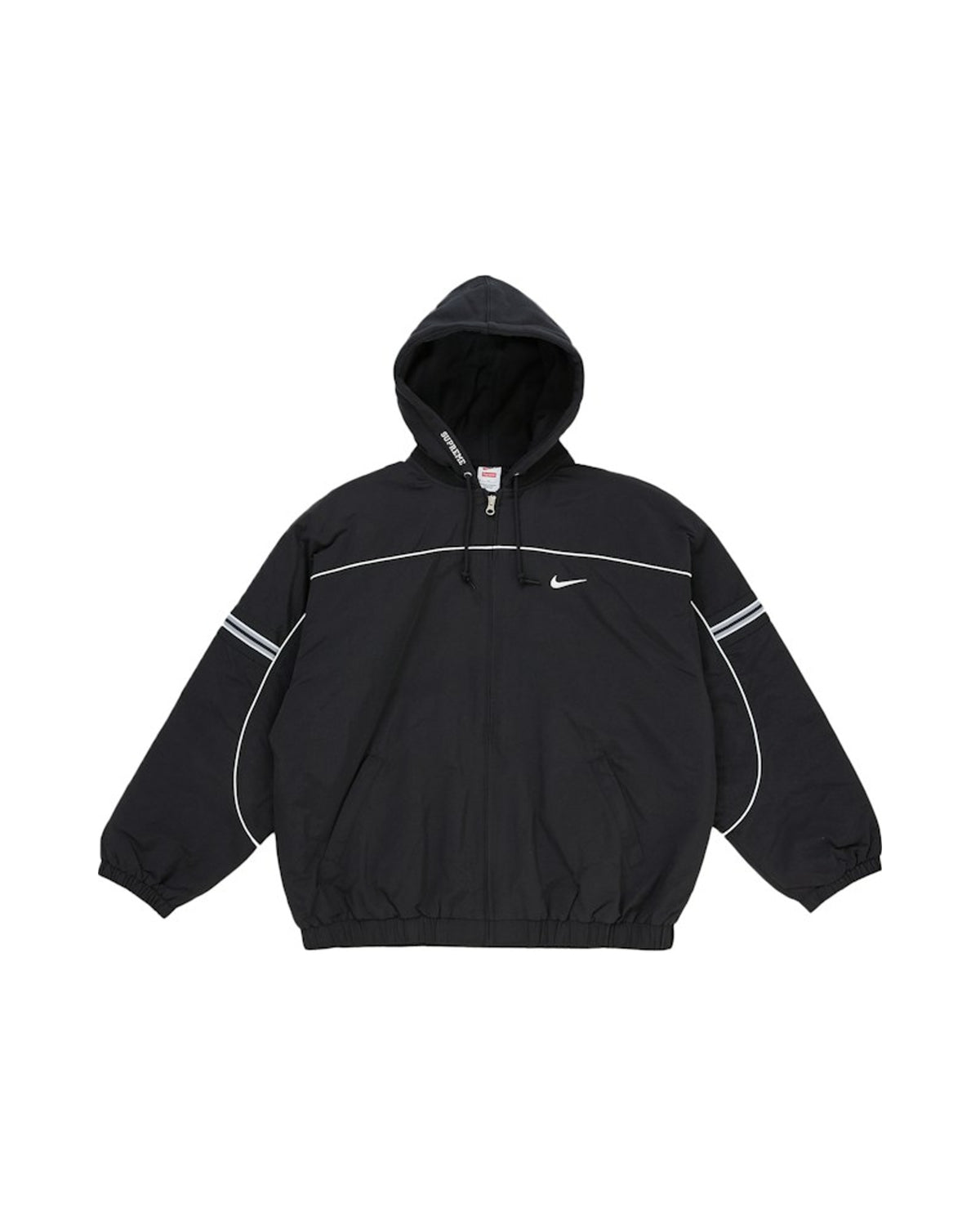 Supreme Nike Nylon Hooded Jacket Black