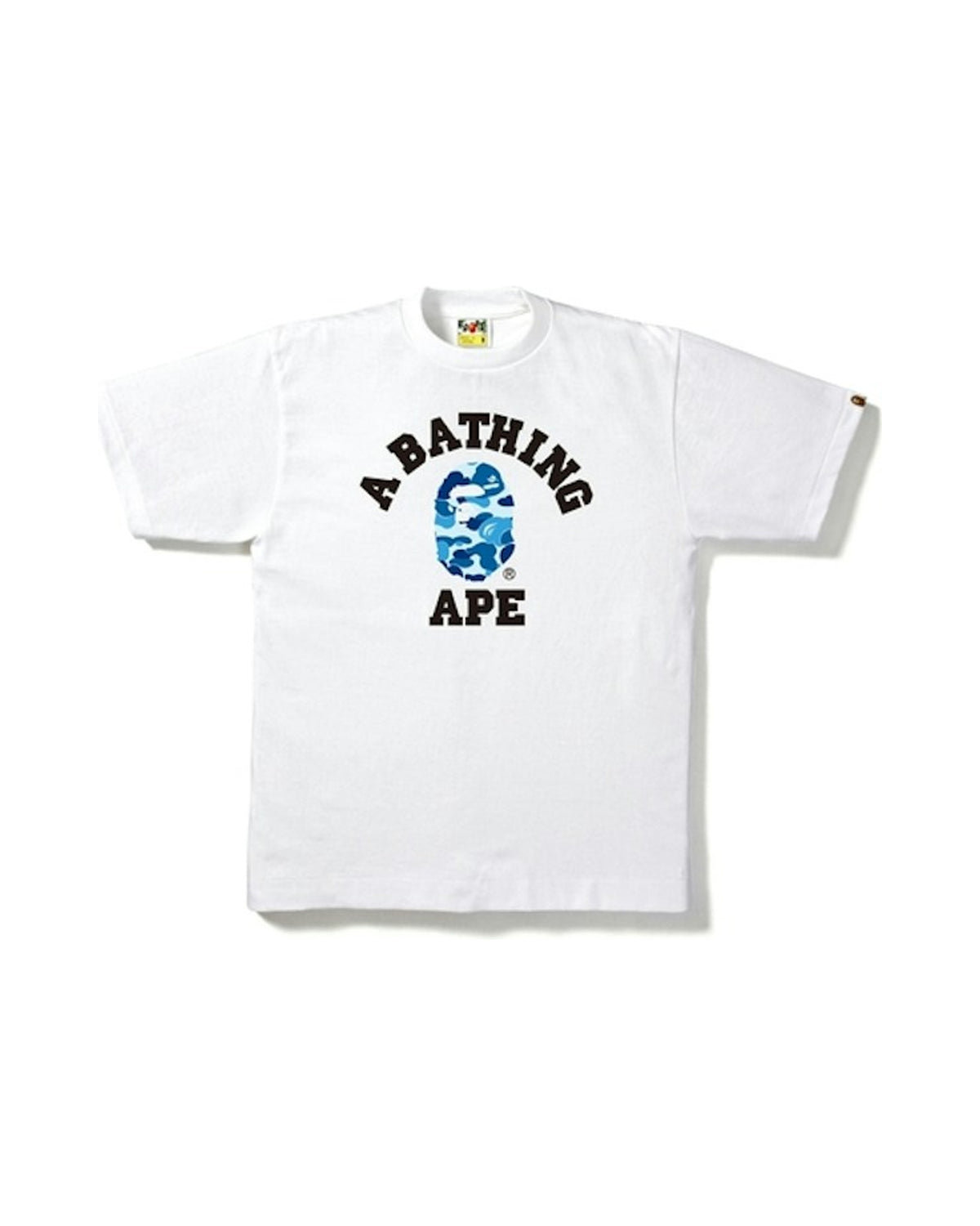 BAPE ABC College Tee White/Blue