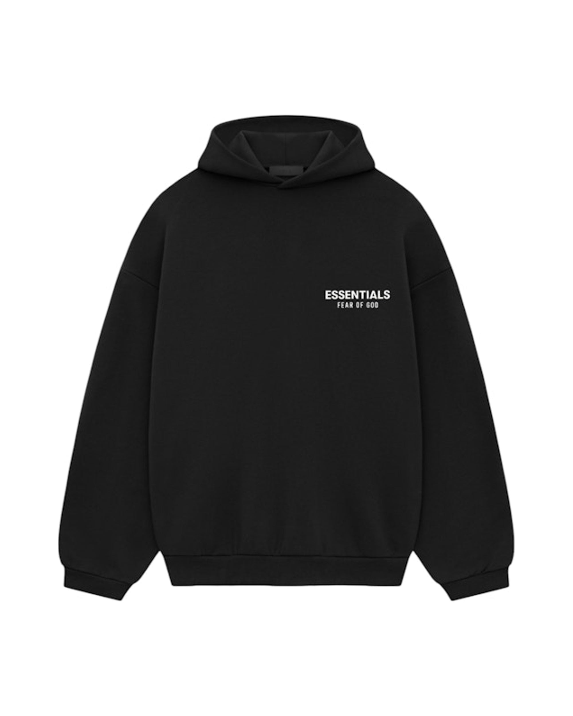 Fear of God Essentials Fleece Hoodie (FW24) Black