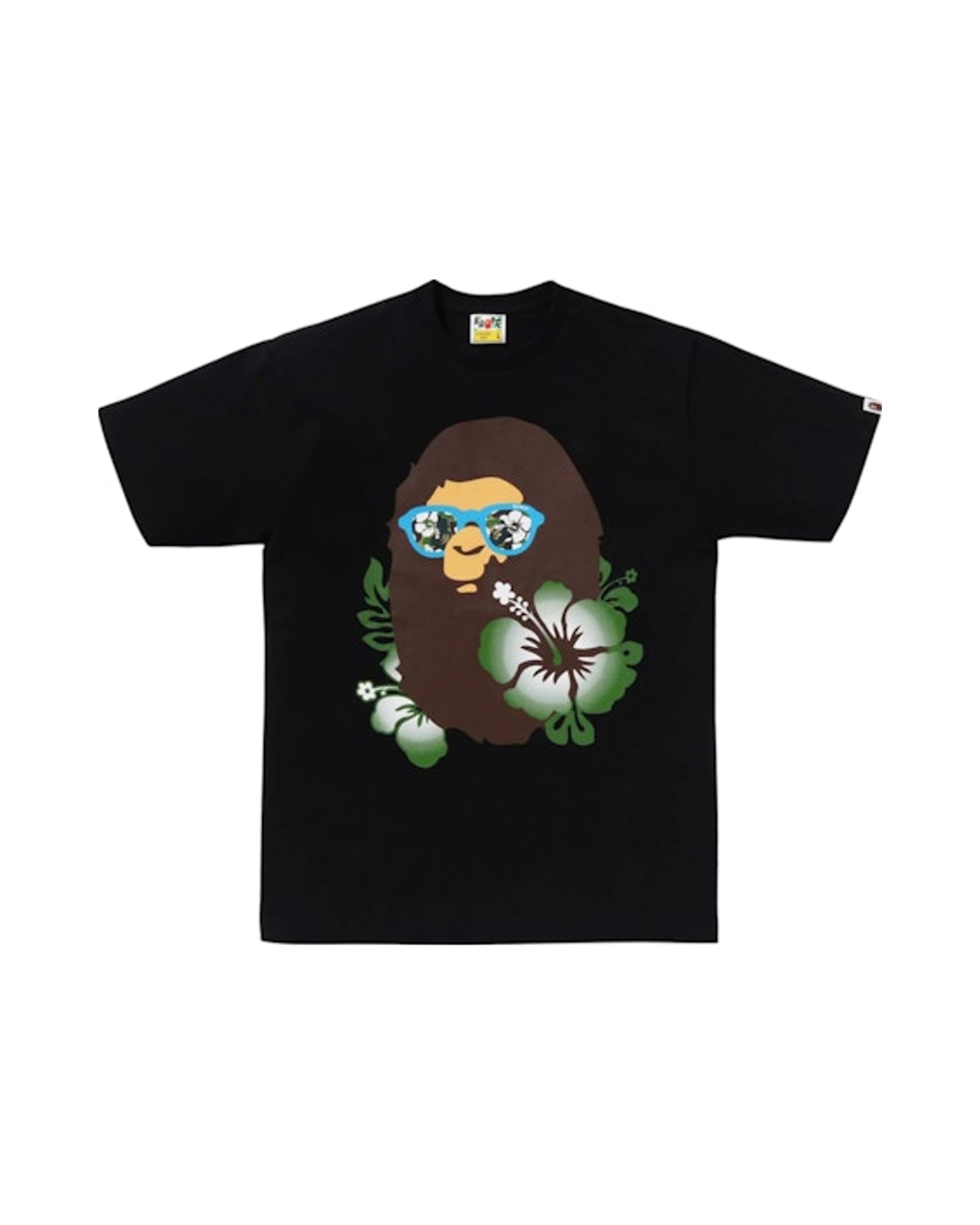 BAPE ABC Resort Camo Ape Head Tee Black