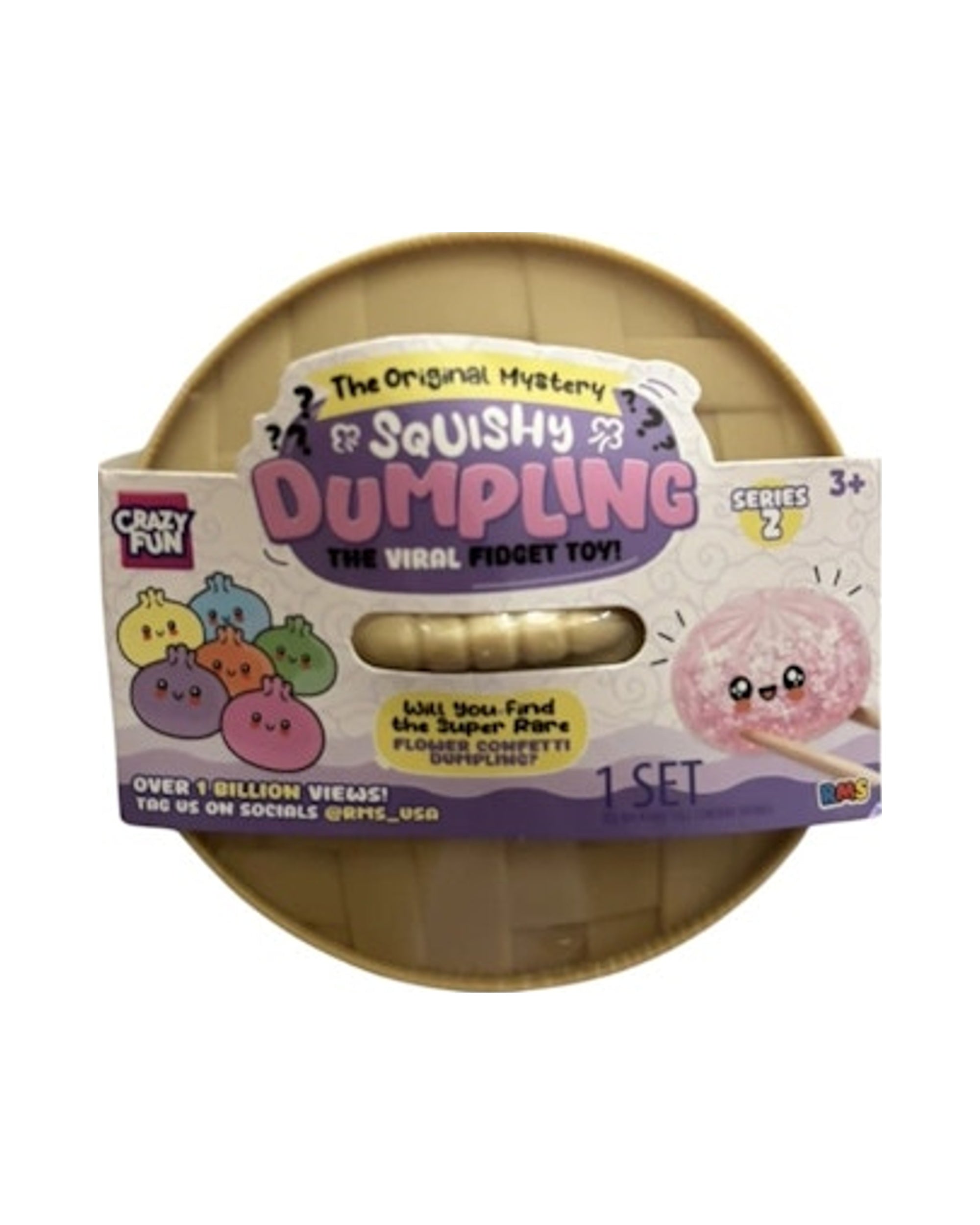 Squishy Bun The Original Mystery Squishy Dumpling - Flower Confetti Dumpling Edition Blind Box