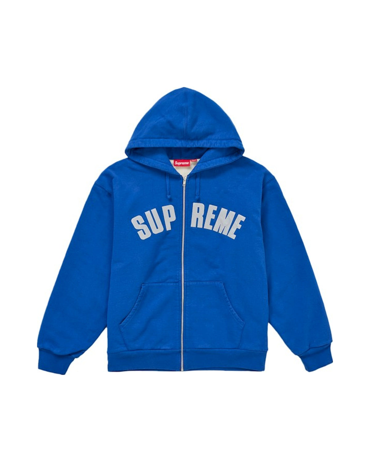 Supreme Arc Thermal Lined Zip Up Hooded Sweatshirt (FW26) Royal