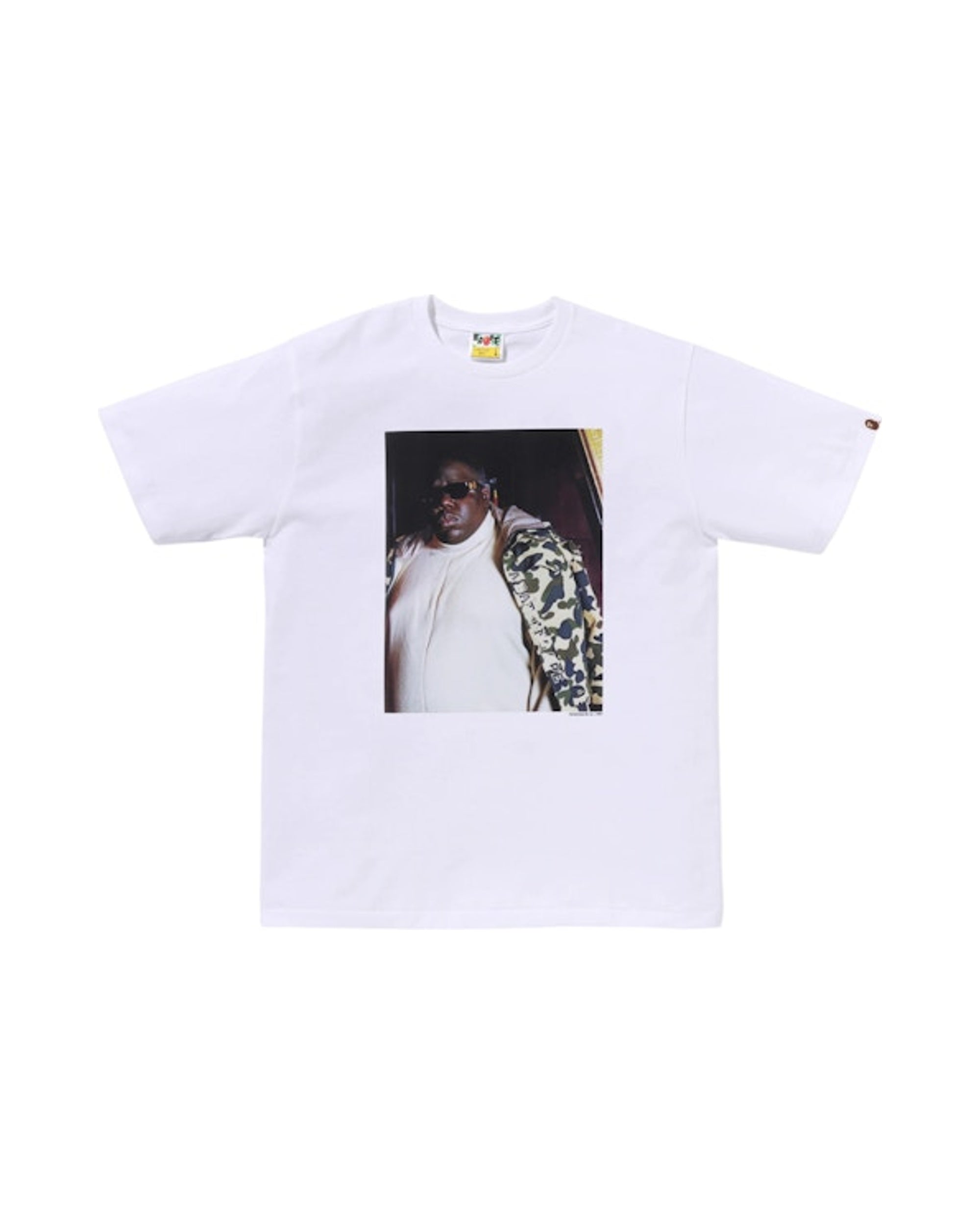 BAPE x Shawn Mortensen Biggie Final Filming Photo Tee White