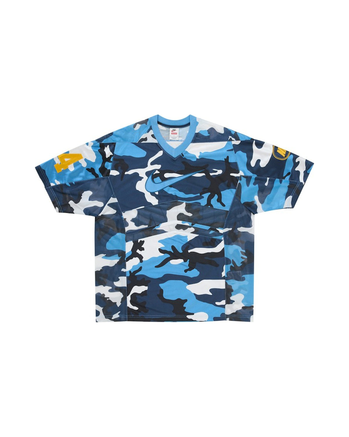 Supreme Nike Football Jersey Blue Camo