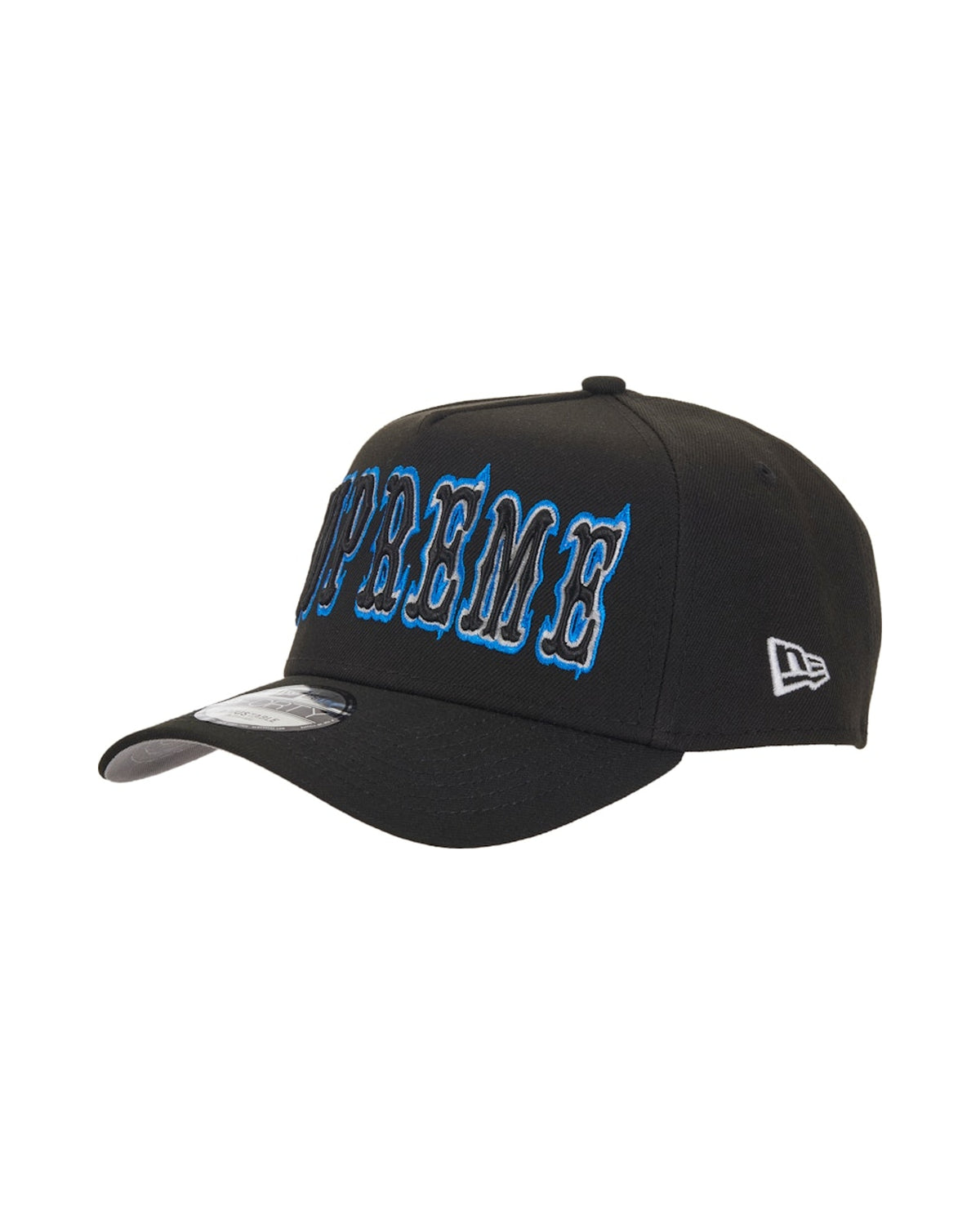 Supreme Gothic Outline Adjustable New Era 59Fifty Fitted Cap Black