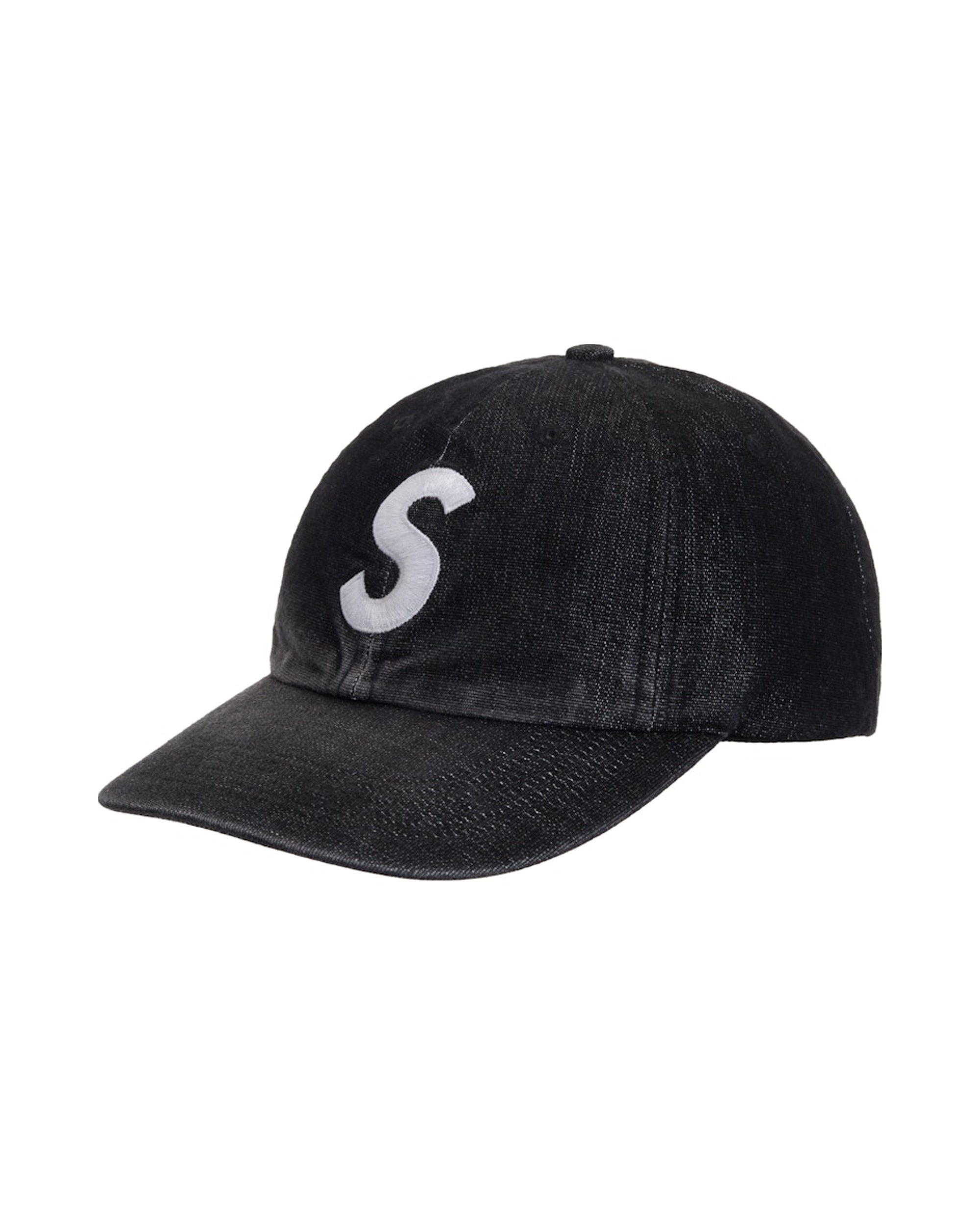 Supreme Cordura Denim S Logo 6-Panel Black