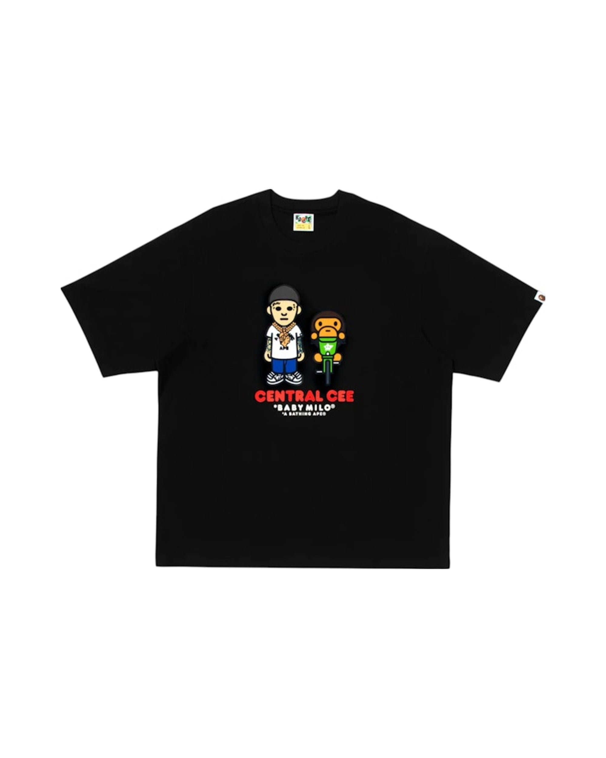 BAPE x Spotify x Central Cee Bax Milo Relaxed Fit Tee Black