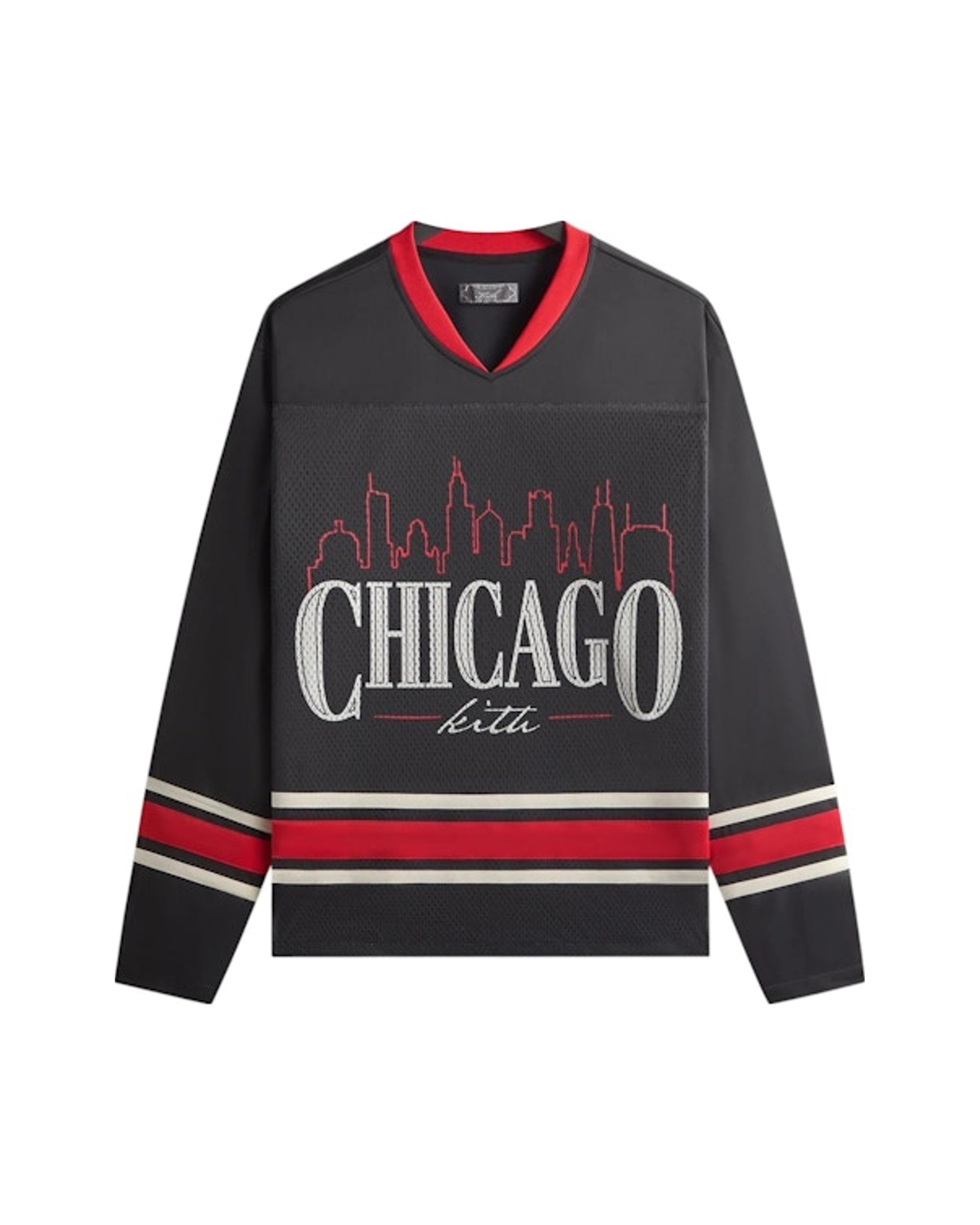 Kith Chicago Long Sleeve Malik Jersey Black