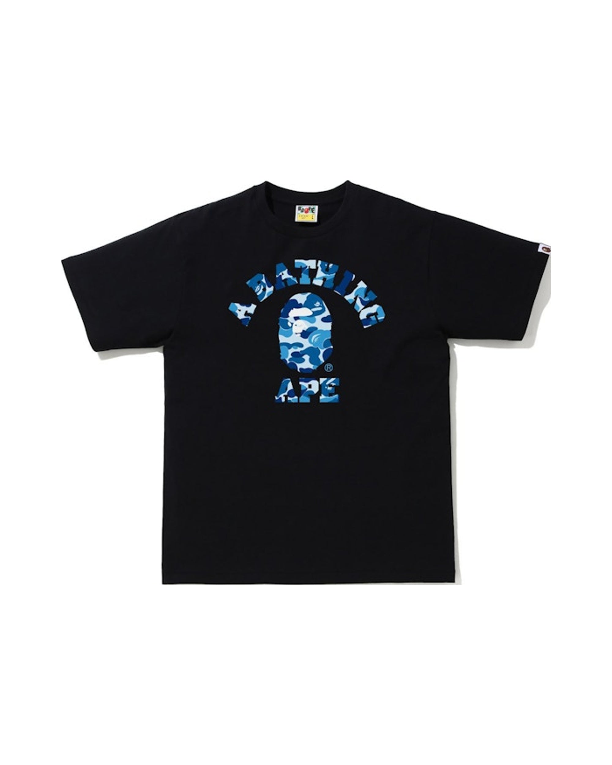 BAPE ABC Camo College Tee (SS21) Black/Blue