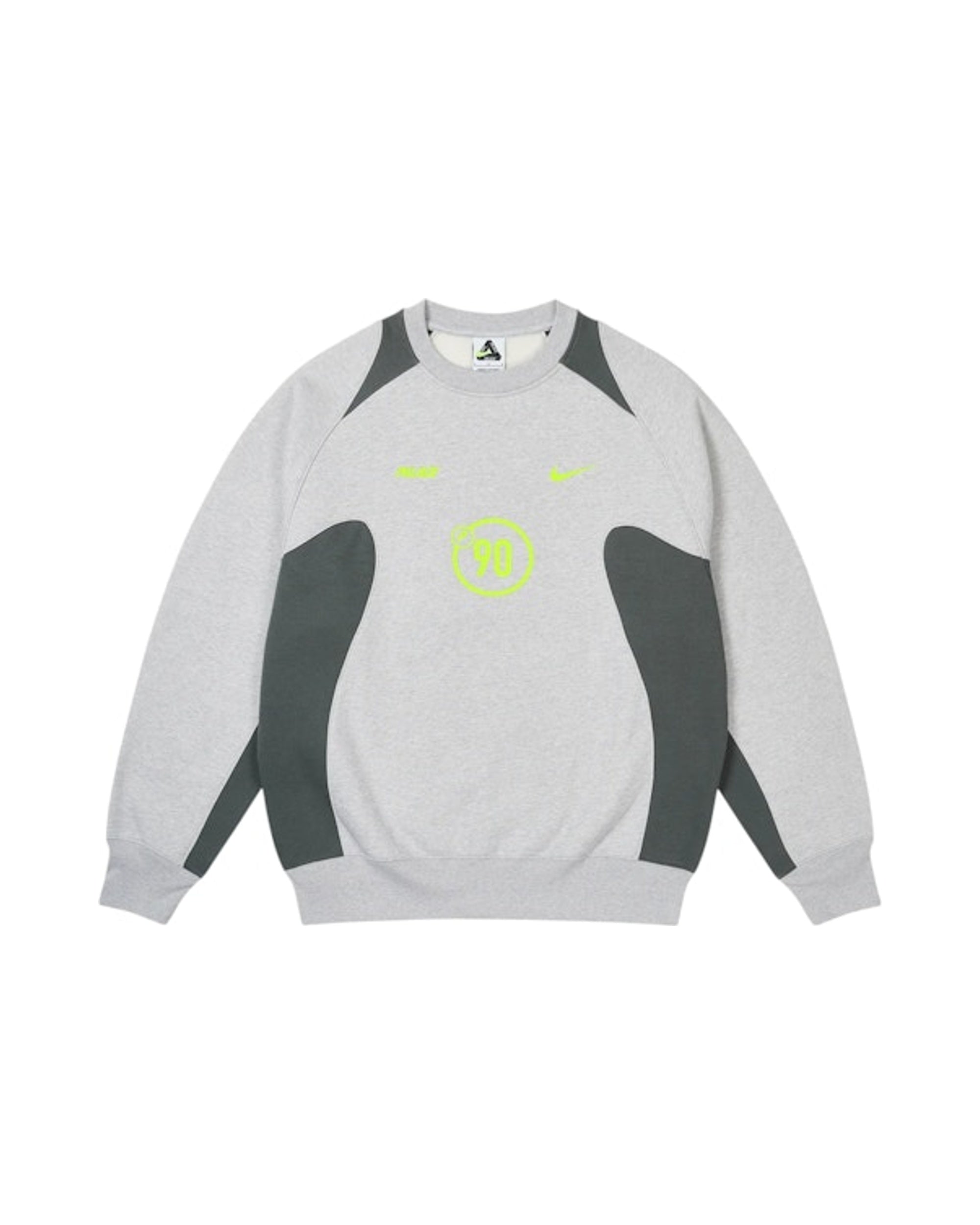 Palace x Nike Total P90 Crew Grey Marl