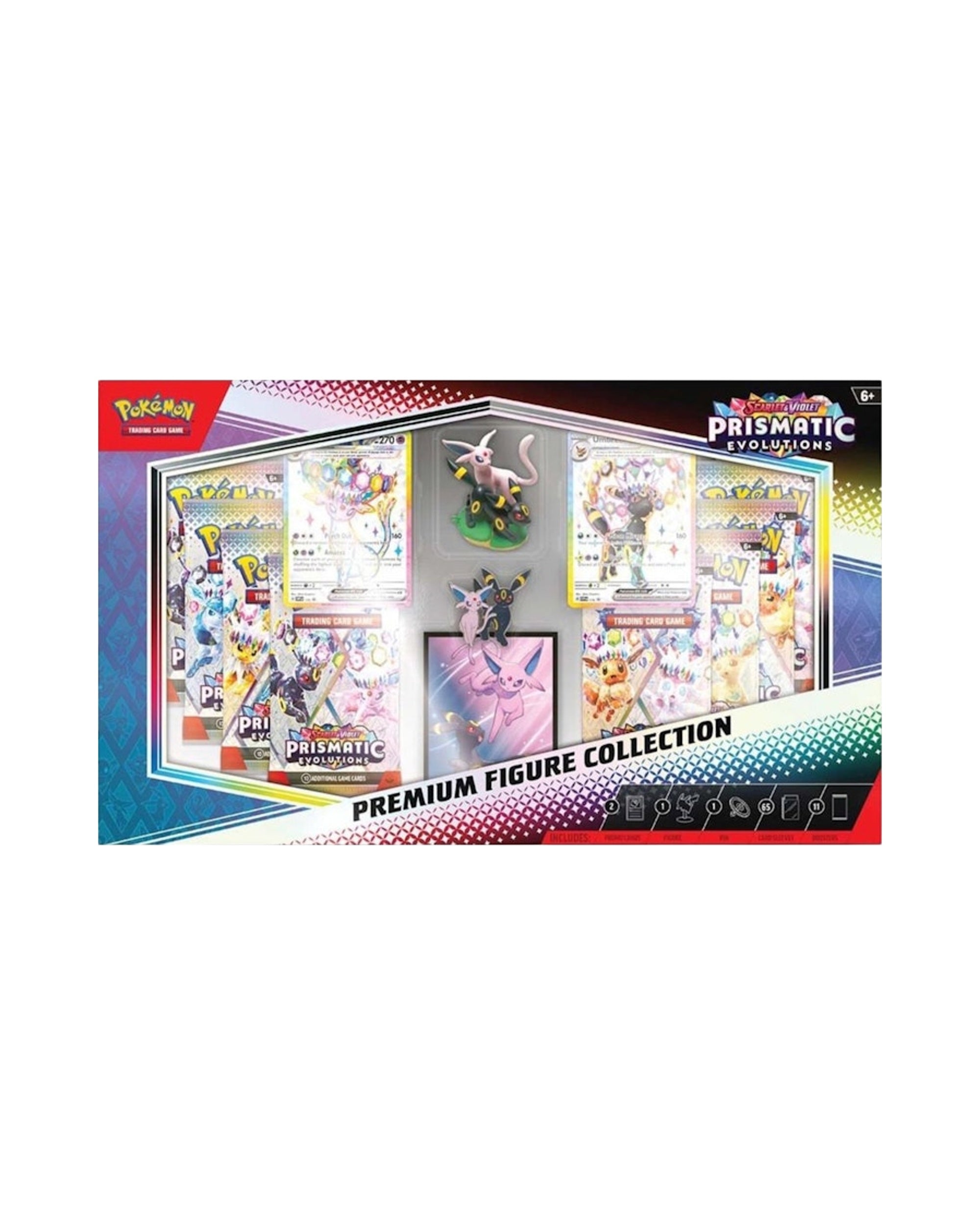 2025 Pokémon Prismatic Evolutions Premium Figure Collection Box