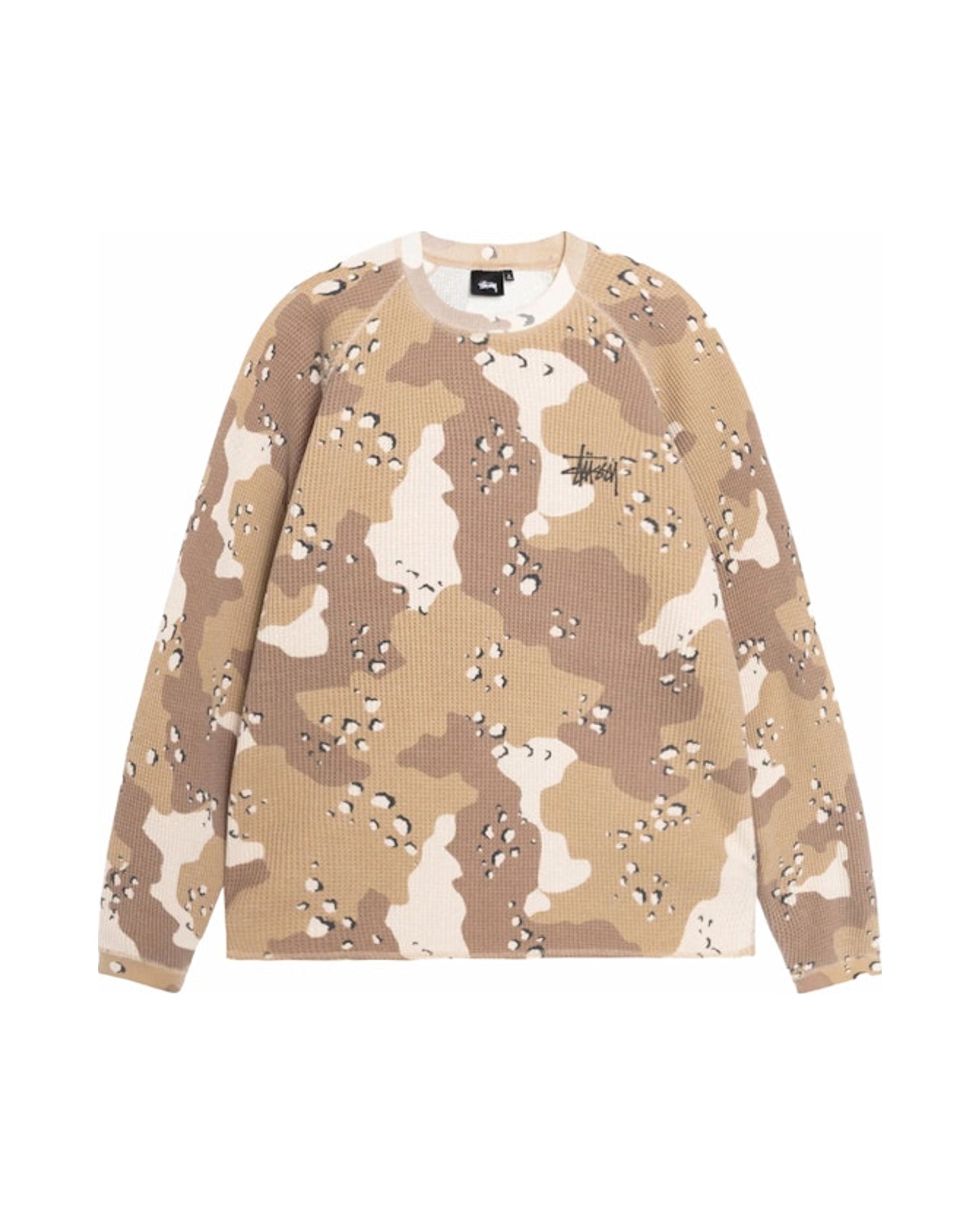 Stussy Raglan Thermal L/S Crew Desert Camo