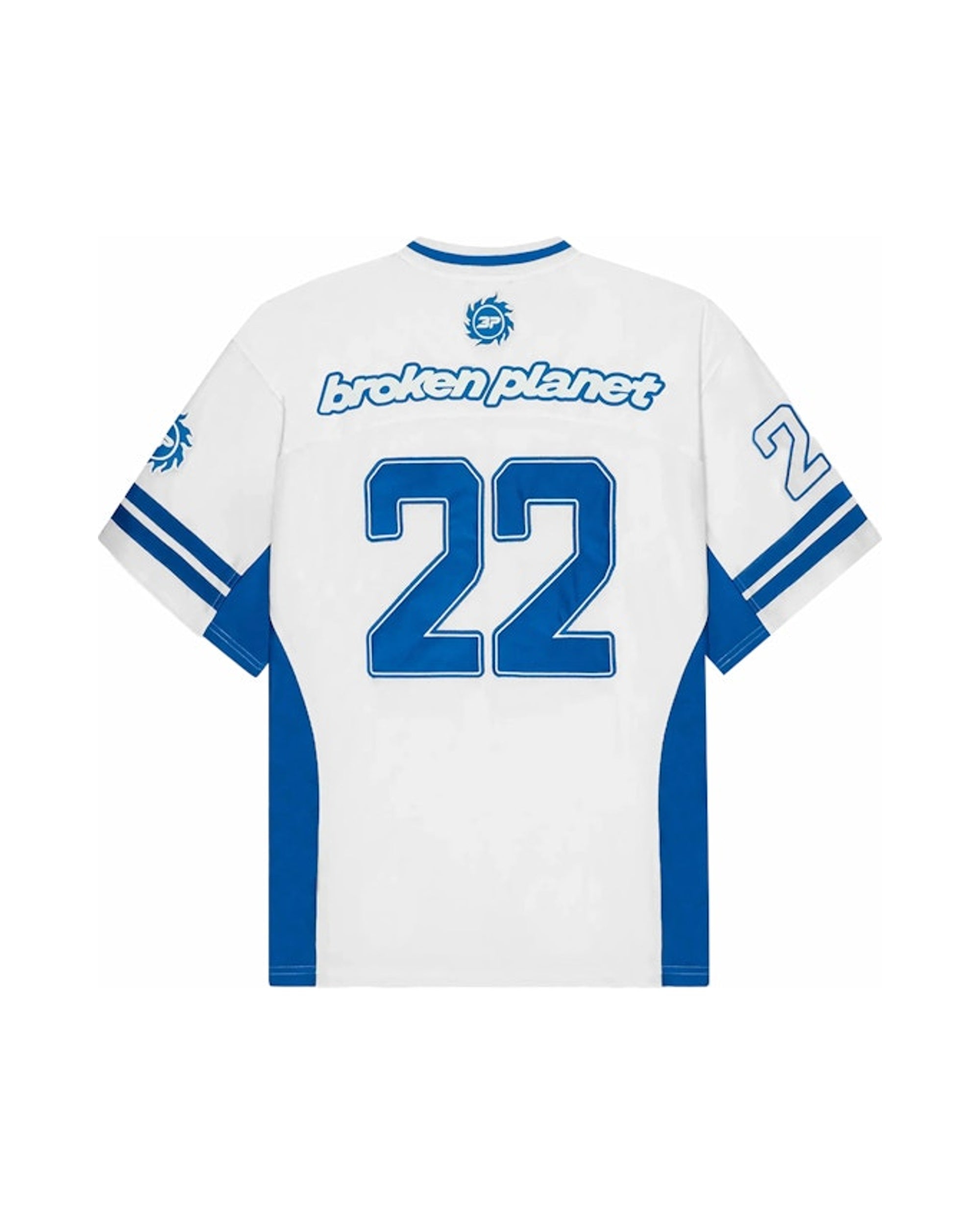 Broken Planet Football Jersey (FW24) White/Blue