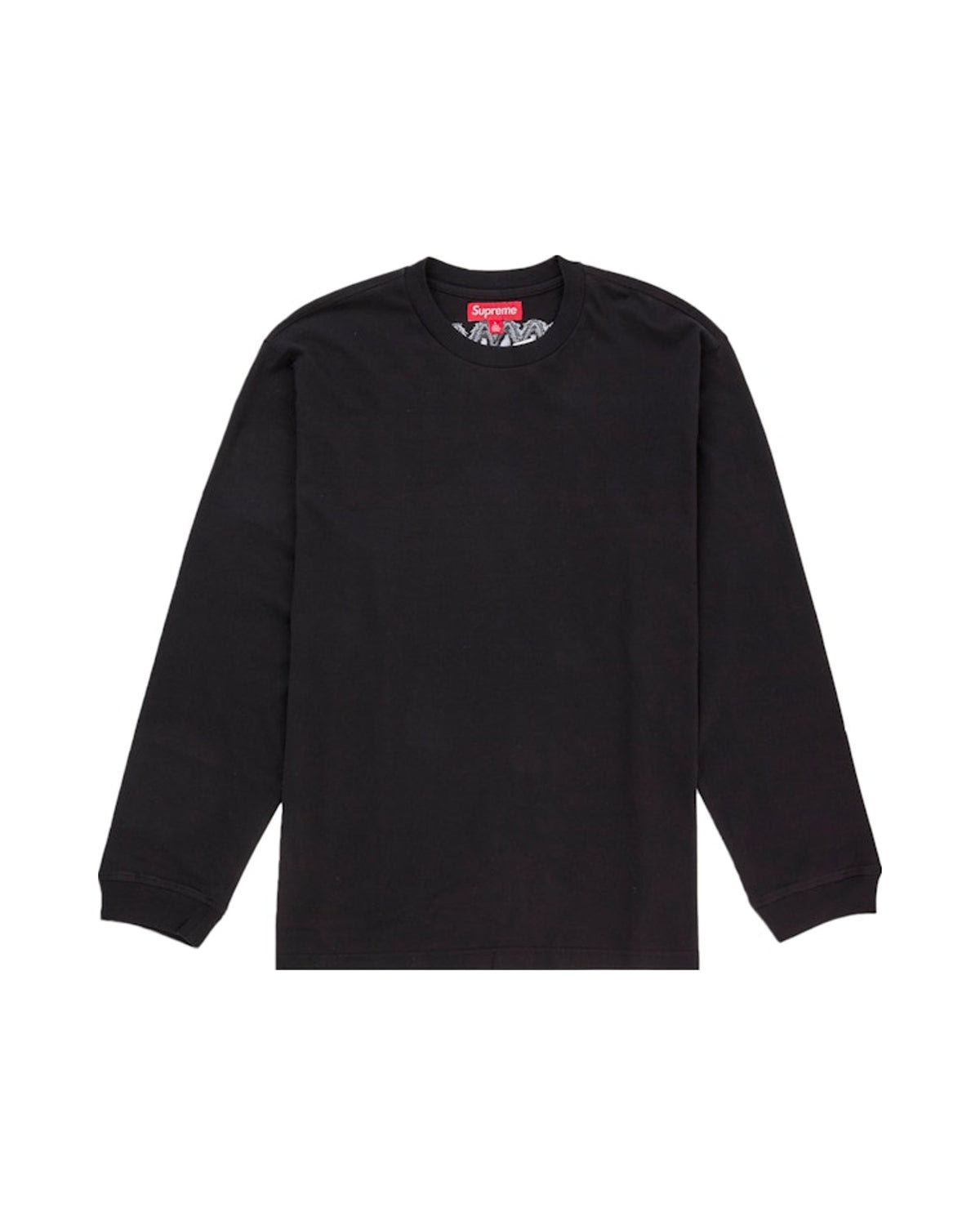 Supreme Intarsia L/S Top Black