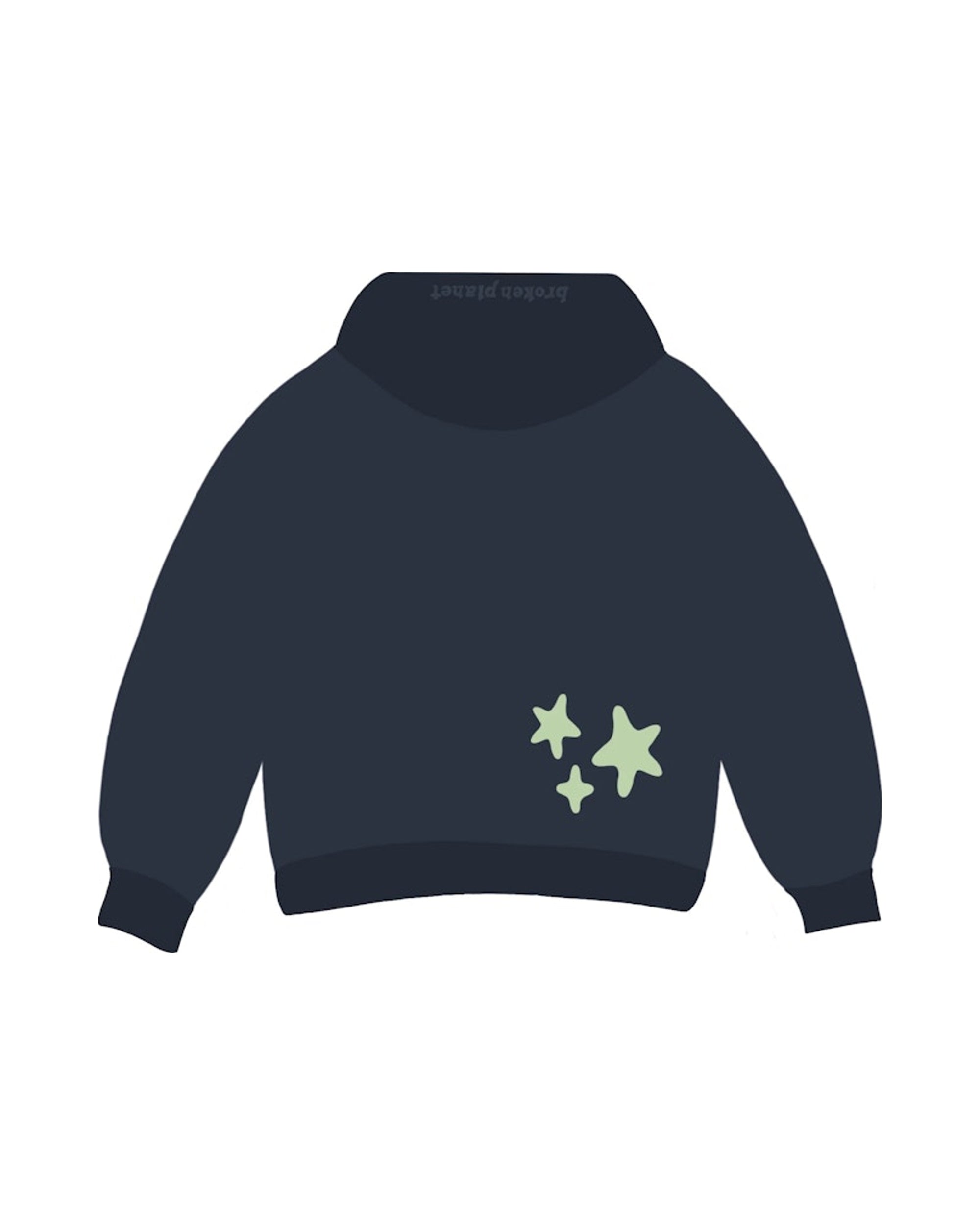 Broken Planet Astral Energy Hoodie Outer Space Blue
