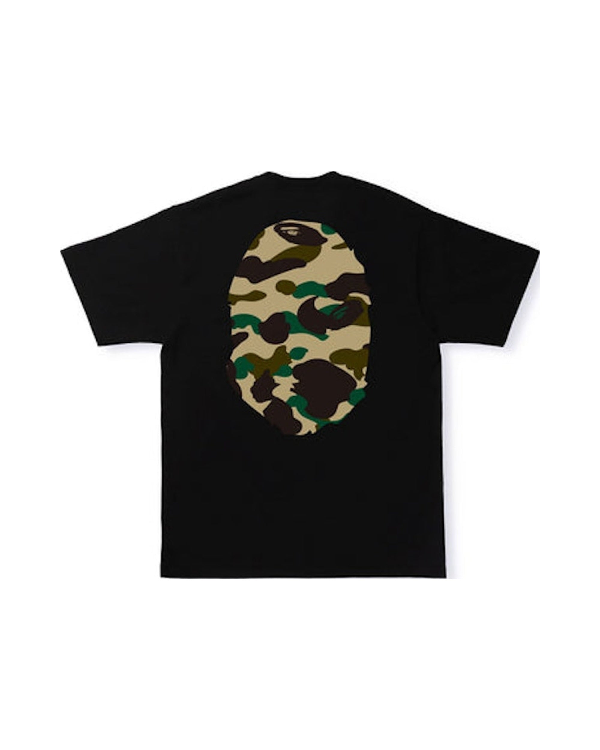 BAPE 1st Camo Big Ape Head Tee Black/Yellow