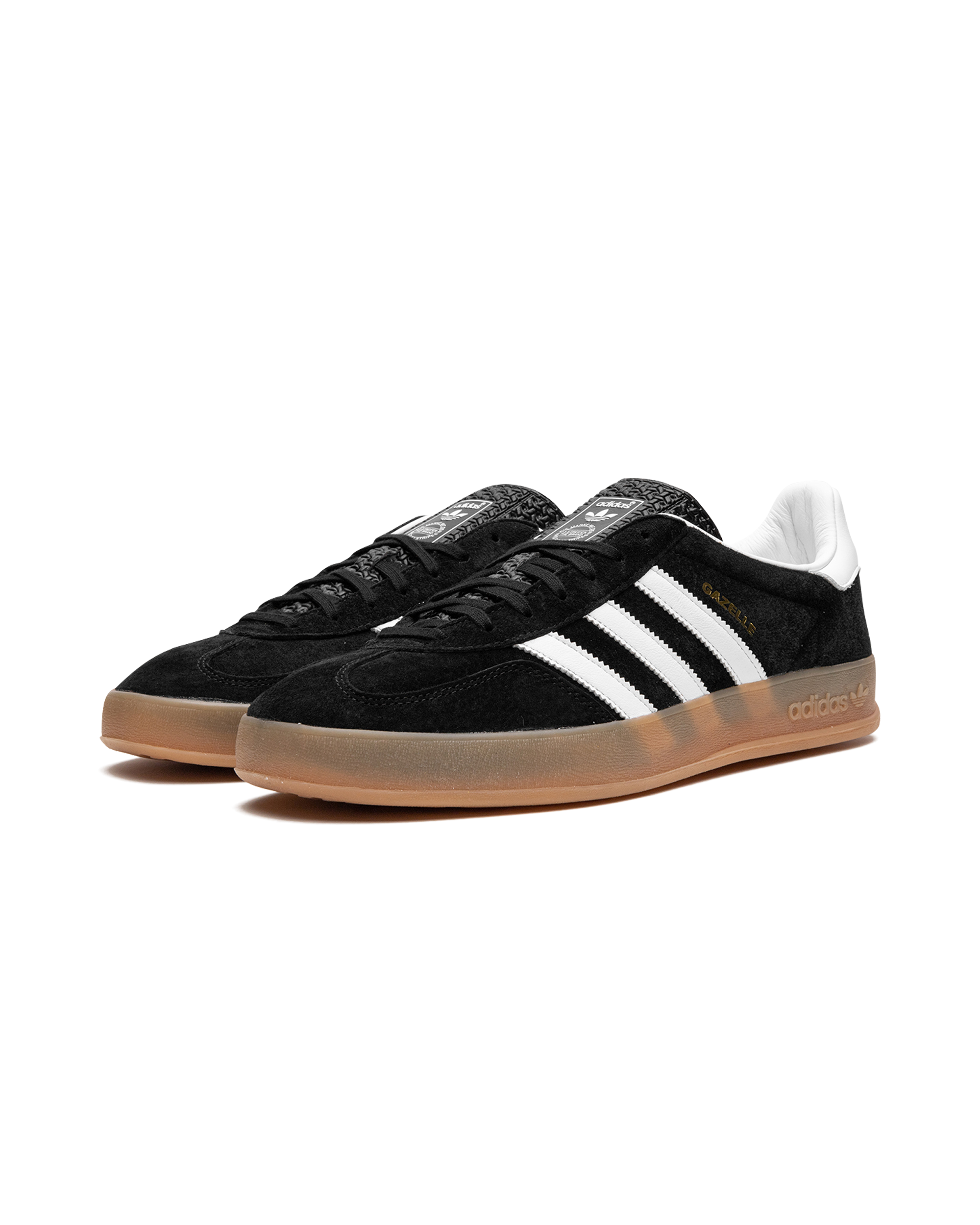 adidas Gazelle Black White Gum