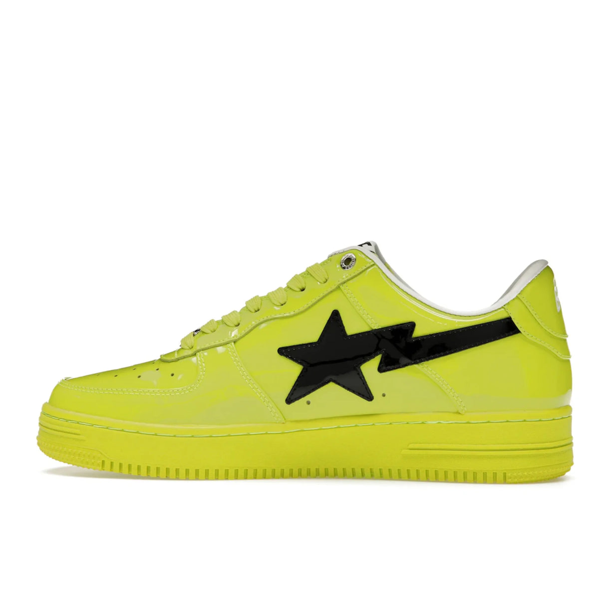 A Bathing Ape Bape Sta #2 Yellow Patent