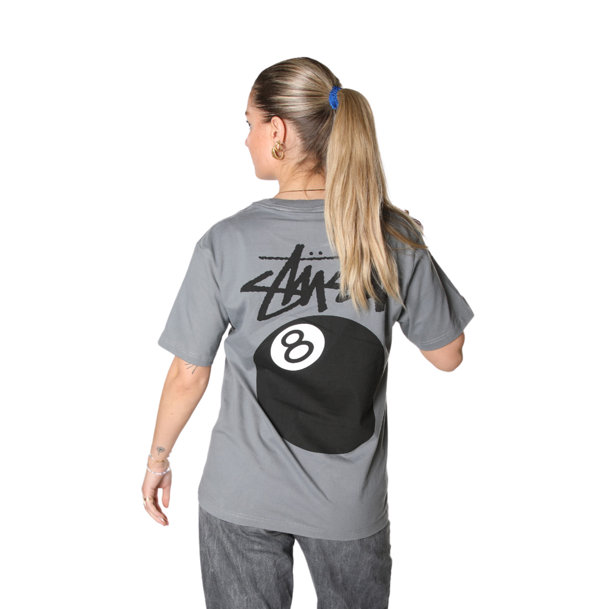 Stüssy 8 Ball Tee "Grey"