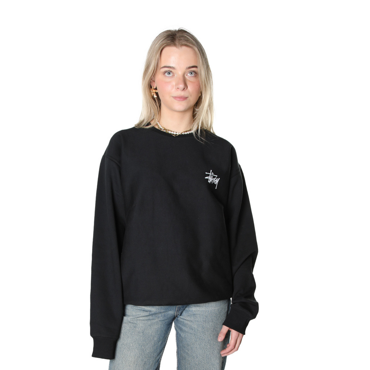 Stüssy Basic Crew "Black"