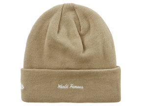 Supreme New Era Box Logo Beanie (FW23) Dark Sand