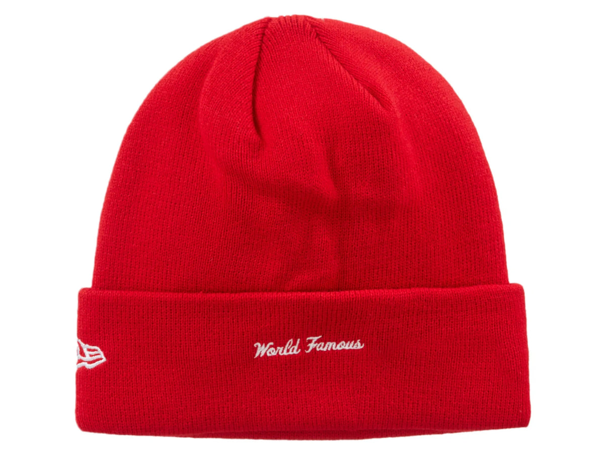 Supreme New Era Box Logo Beanie (FW23) Red