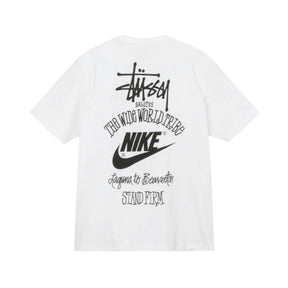 Nike X Stüssy The Wide World Tribe T-Shirt "White" - street-bill.dk